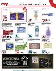 Anteprima del volantino COOP volantino Superstore Bra valido a partire dal 30.04.2026 | Pagina: 16 | Prodotti: Veline, Fazzoletti, Profilattici, Data