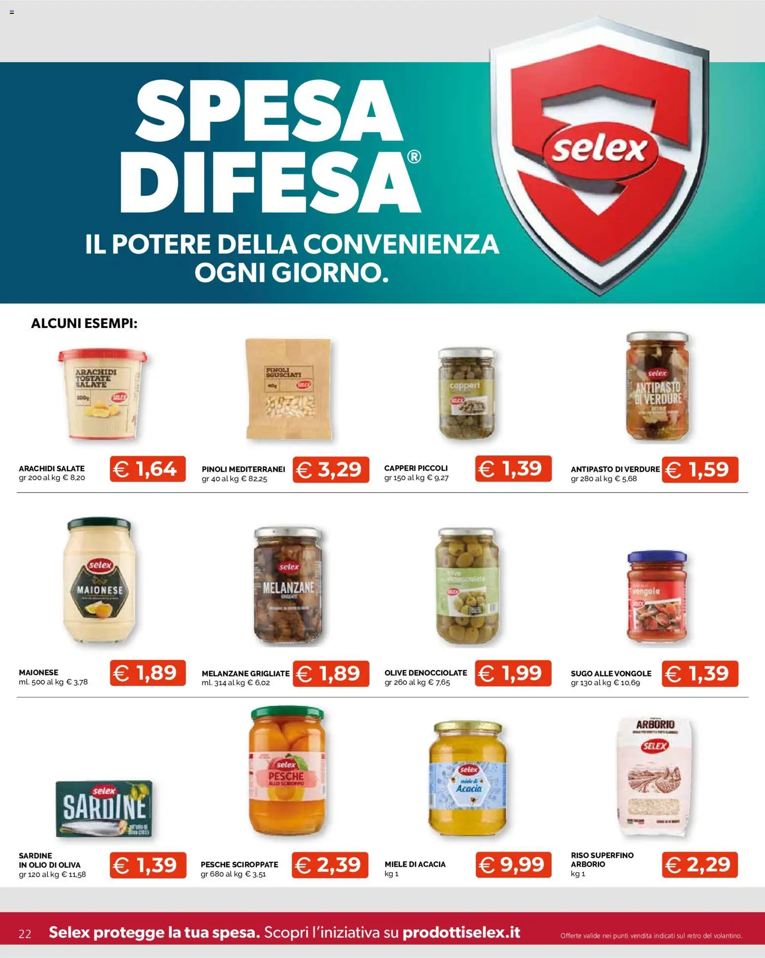 Volantino Mercatò del 18.06.2026 | Pagina: 22 | Prodotti: Riso, Melanzane, Sugo, Olio di Oliva