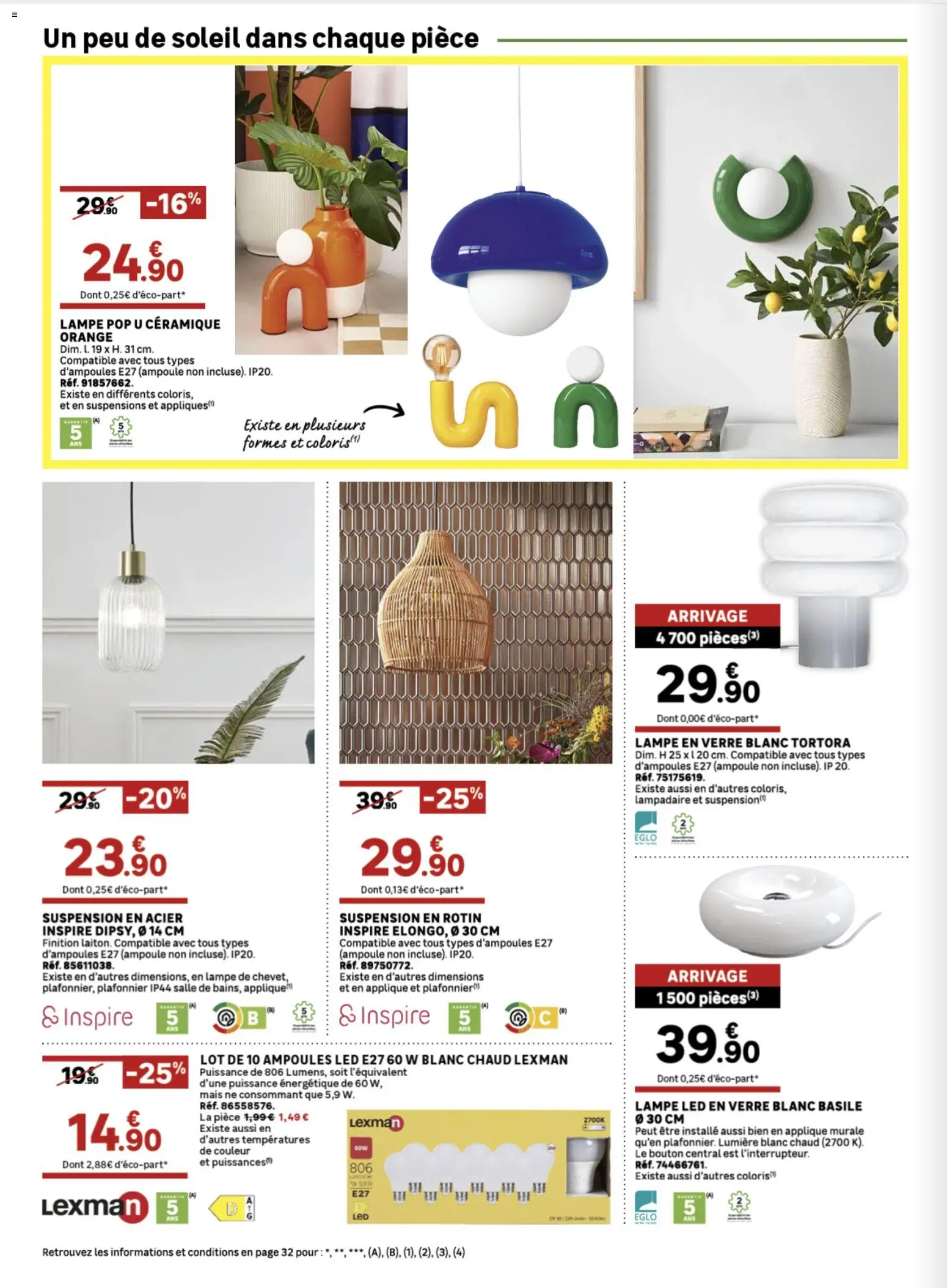 {H1} | Page: 26 | Produits: Orange, lampe LED, Lampadaire, Lampe