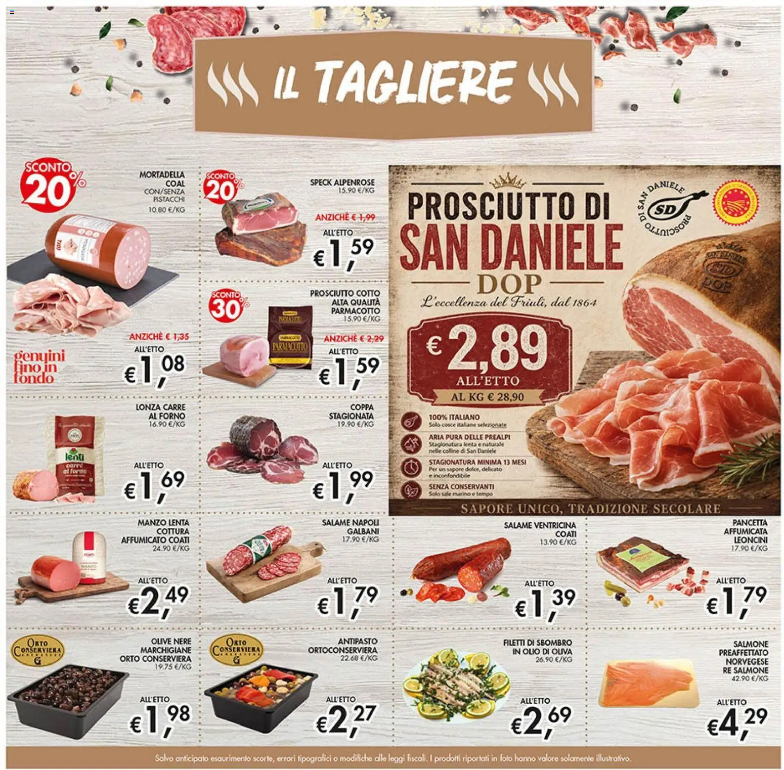 Volantino Coal del 18.06.2026 | Pagina: 7 | Prodotti: Prosciutto Cotto, Salame, Sale, Forno