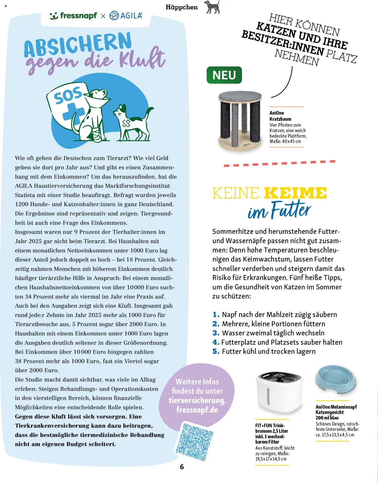 Fressnapf Friends Magazin – gültig ab 01.05.2026 | Seite: 6 | Produkte: Wasser