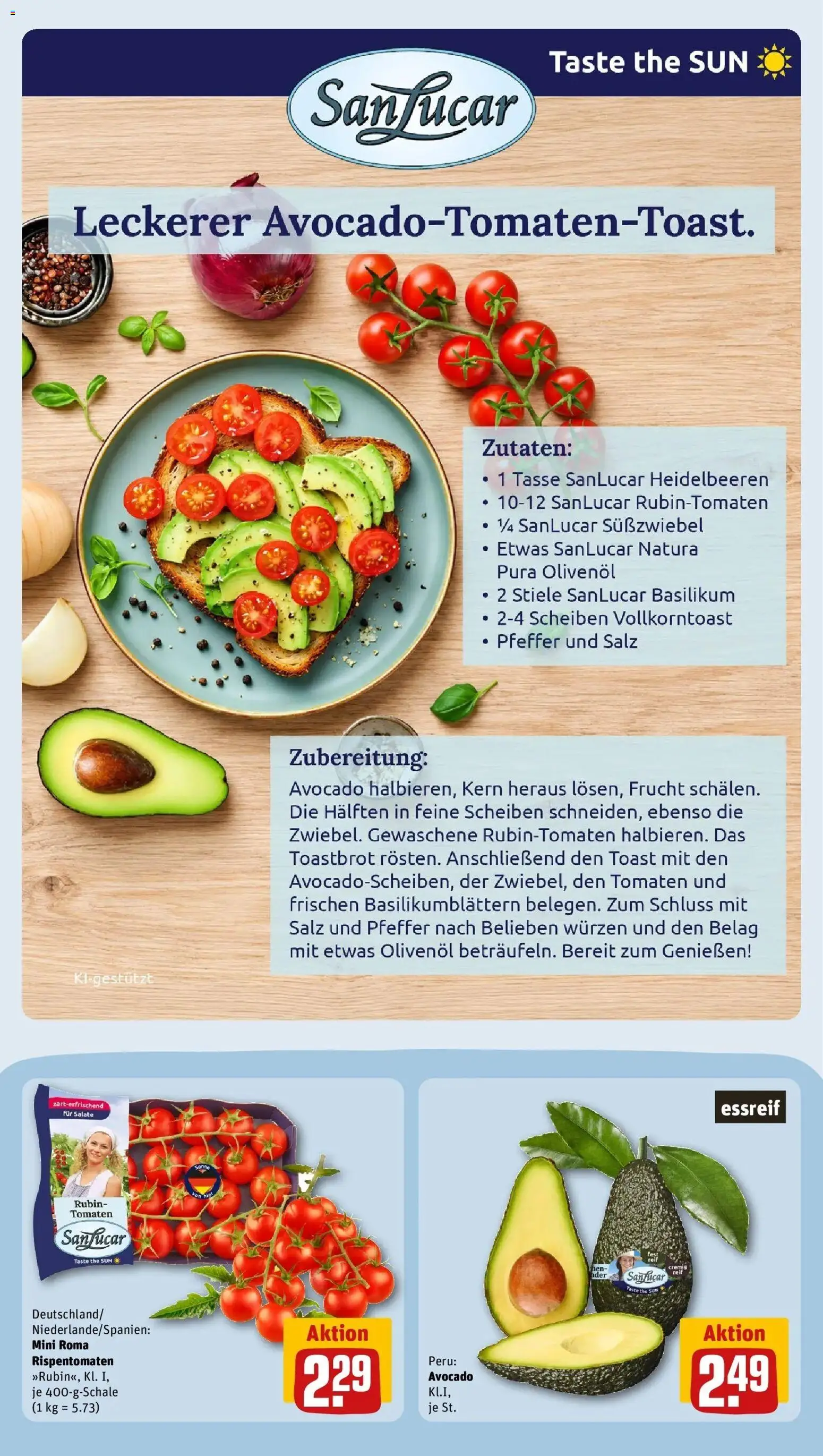 REWE Prospekt ab 26.10.2026 zum Blättern » Angebote | Seite: 9 | Produkte: Olivenol, Heidelbeeren, Salz, Pfeffer