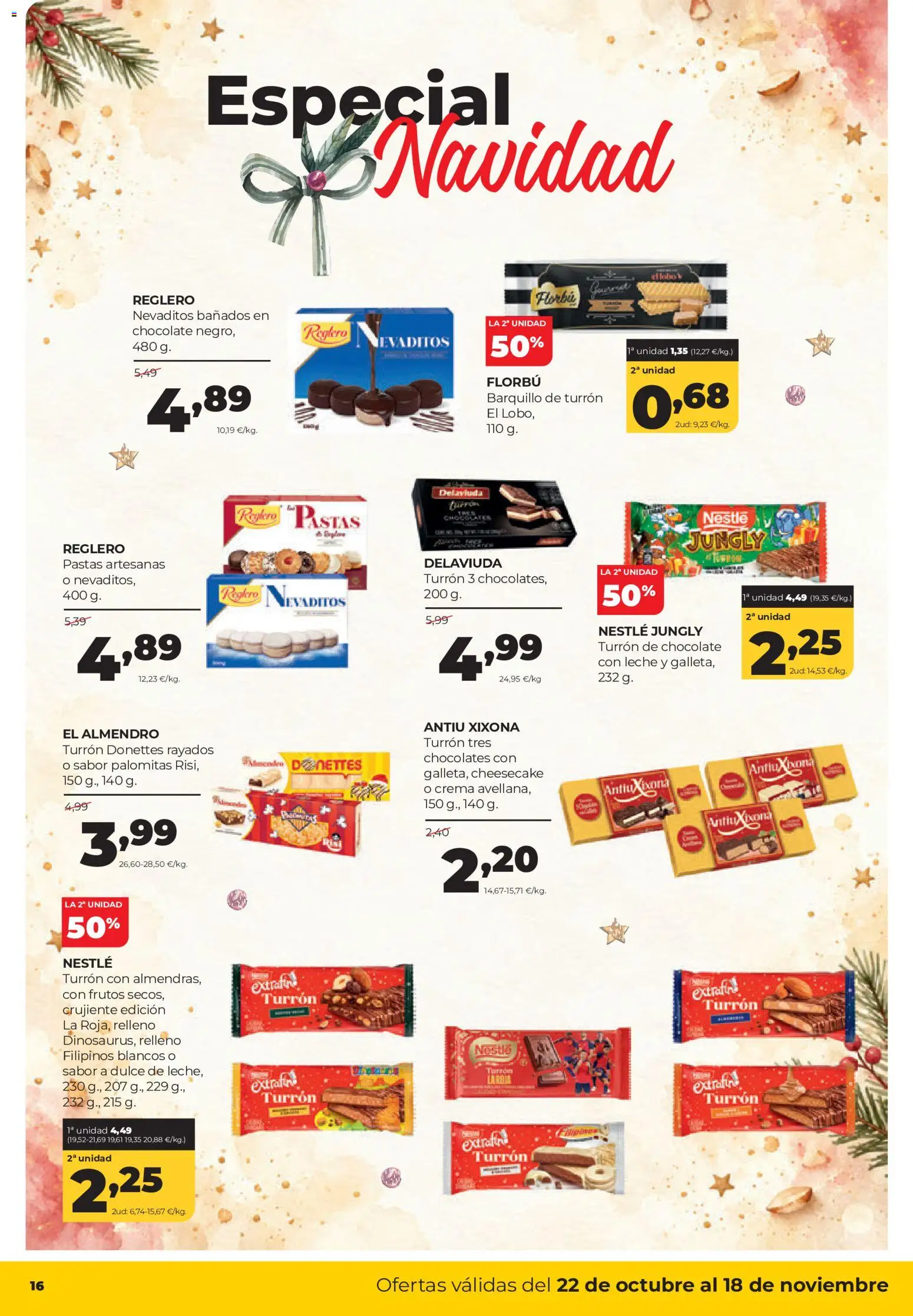 Alimerka folleto Asturias │ válido desde el 22/10/2026 | Página: 16 | Productos: Palomitas, Dulce, Leche, Crema
