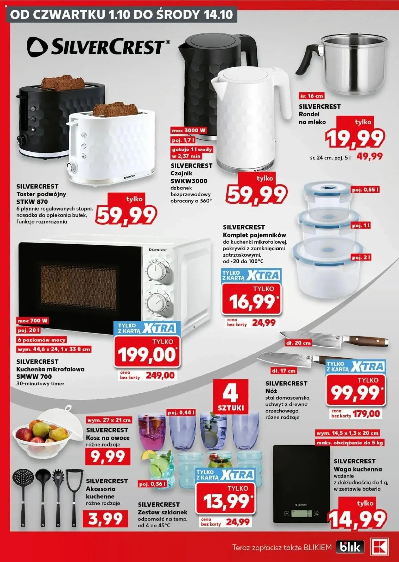 Kaufland gazetka - Złap Okazje od 01.10.2026 - od jutra PDF | Strona: 12 | Produkty: Dzbanek, Bateria, Mleko, Owoce