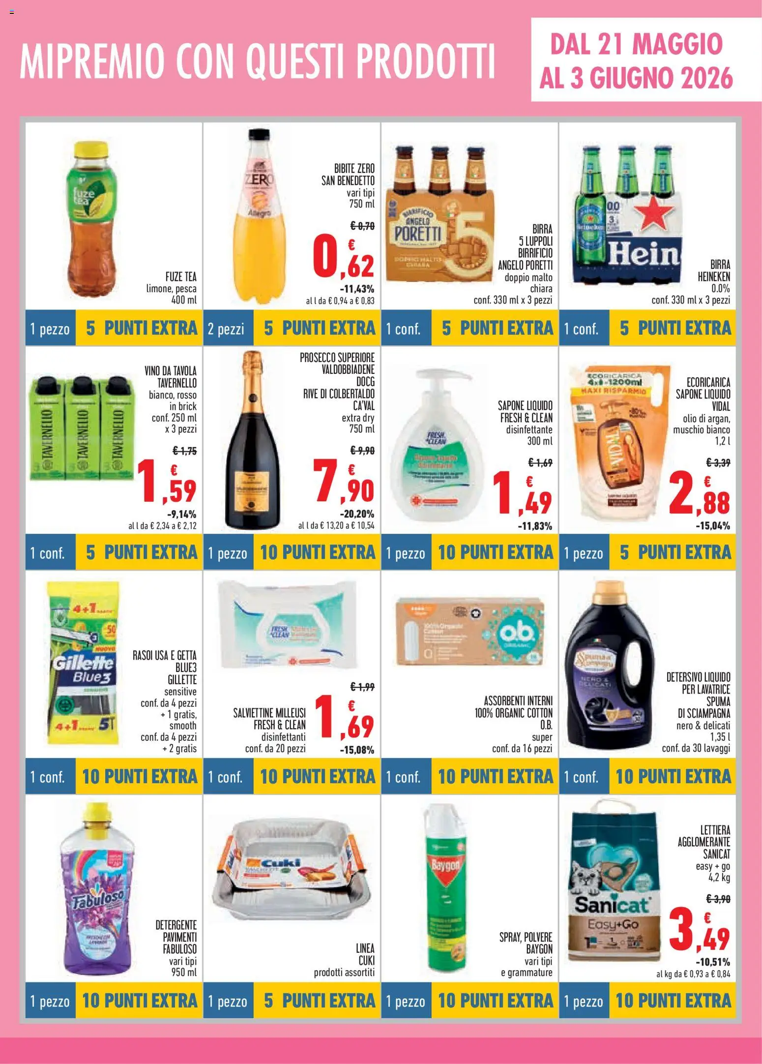 Volantino Conad del 21.05.2026 | Pagina: 7 | Prodotti: Detergente, Olio, Vino, Lavatrice