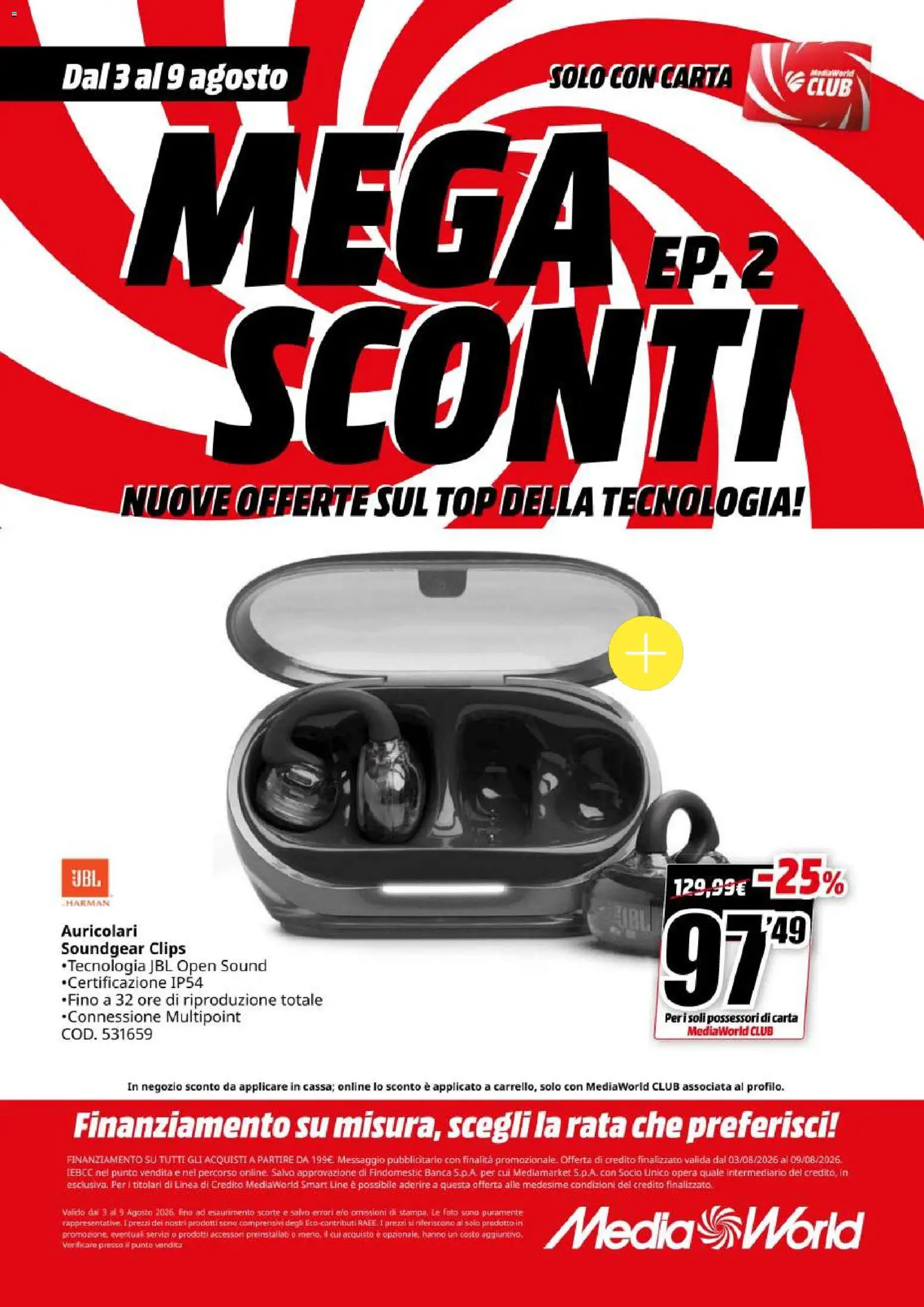 Volantino Media World del 03/08/2026 | Pagina: 11
