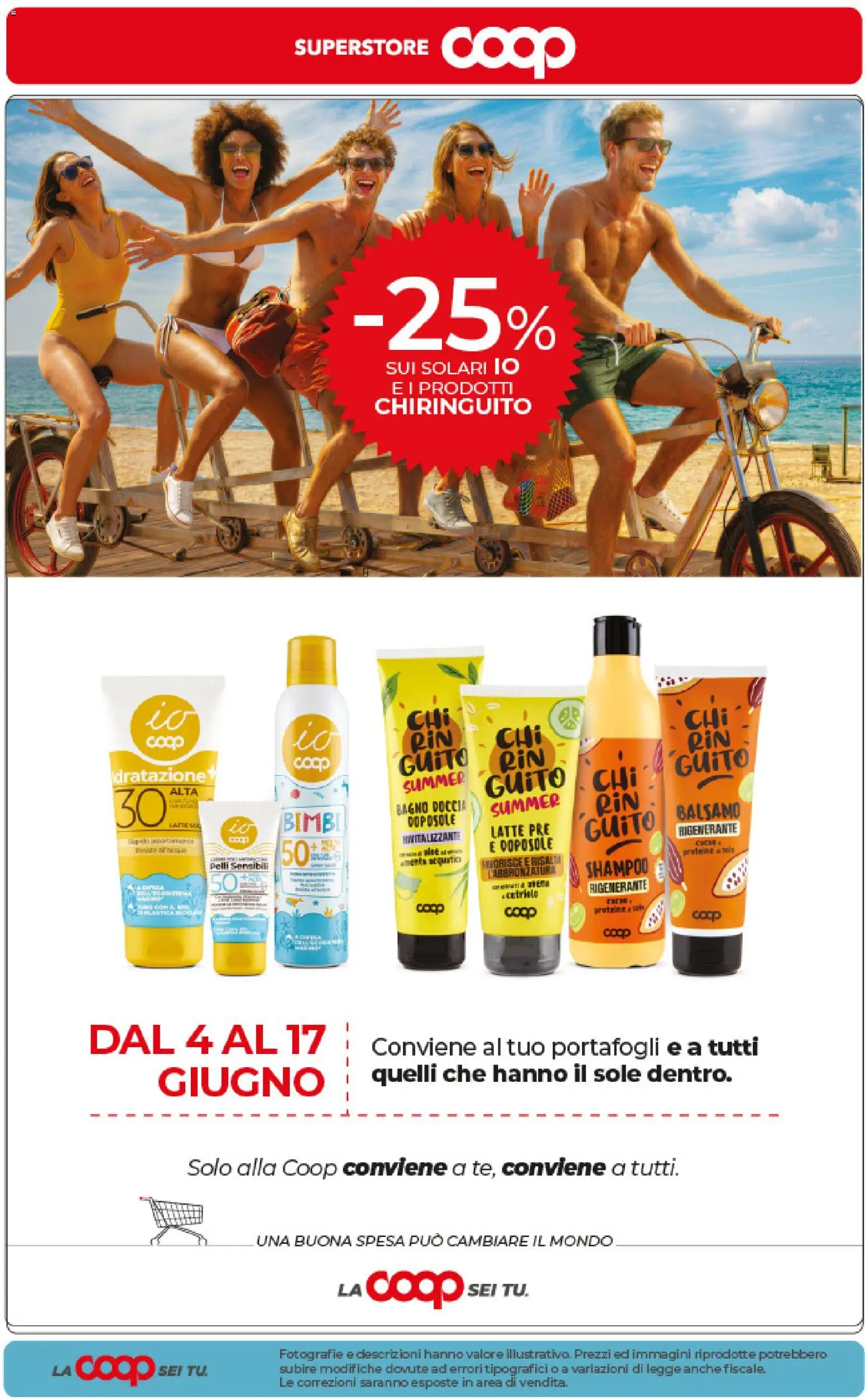 Volantino COOP del 09.06.2026 | Pagina: 52 | Prodotti: Shampoo, Latte, Cetriolo, Bagno