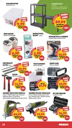 Ofertele PENNY valabile de la 09.09.2026 | Pagină: 19 | Produse: Disc, Cutie, Etajeră, Depozitare