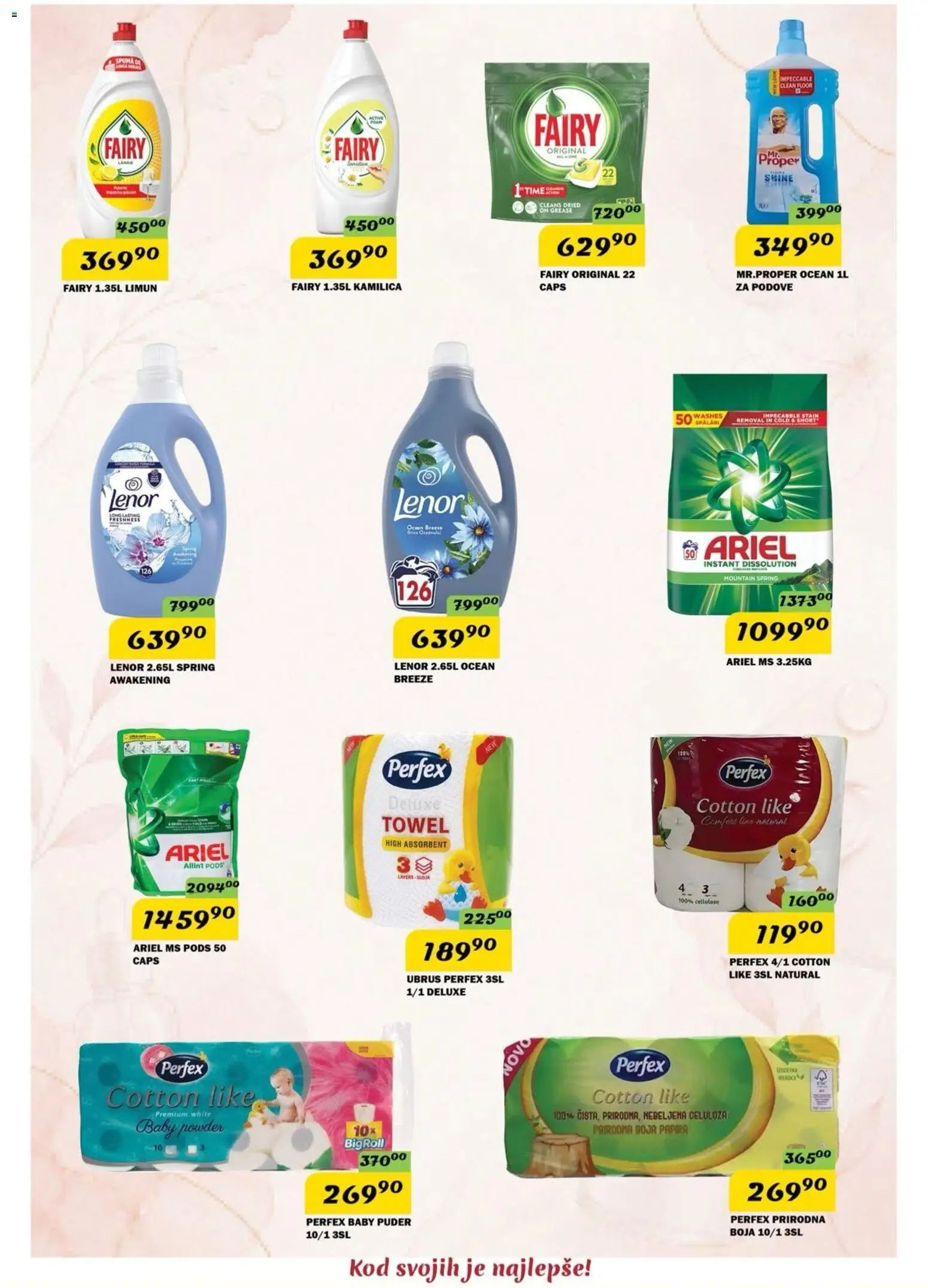 VP Dima katalog - važi od 13.08.2026 | Strana: 11 | Proizvode: Lenor, Ubrus, So, Limun