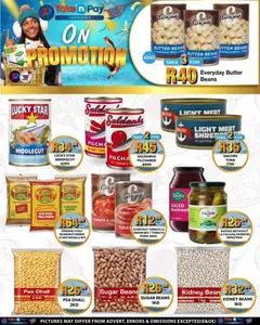 Take n Pay specials catalogue – valid from 25.05.2026 | Page: 12 | Products: Pilchards, Powder, Salt, Pea