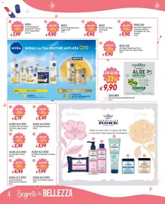 Anteprima del volantino Galassia volantino Bellezza valido a partire dal 01/10/2026 | Pagina: 4 | Prodotti: Crema, Acqua micellare, Crema viso, Contorni