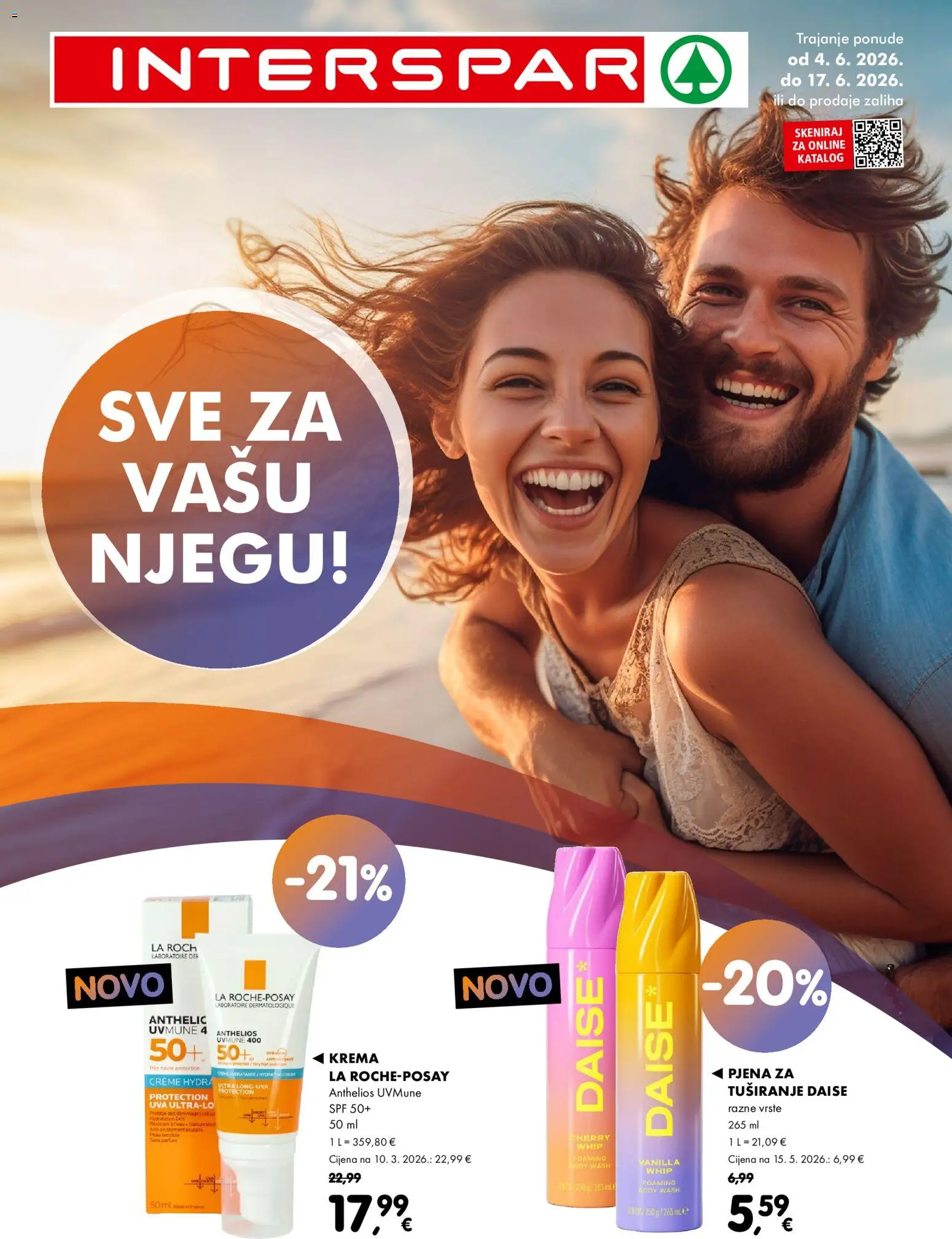 Interspar katalog | vrijedi od 04.06.2026 | Stranica: 1 | Proizvodi: Krema