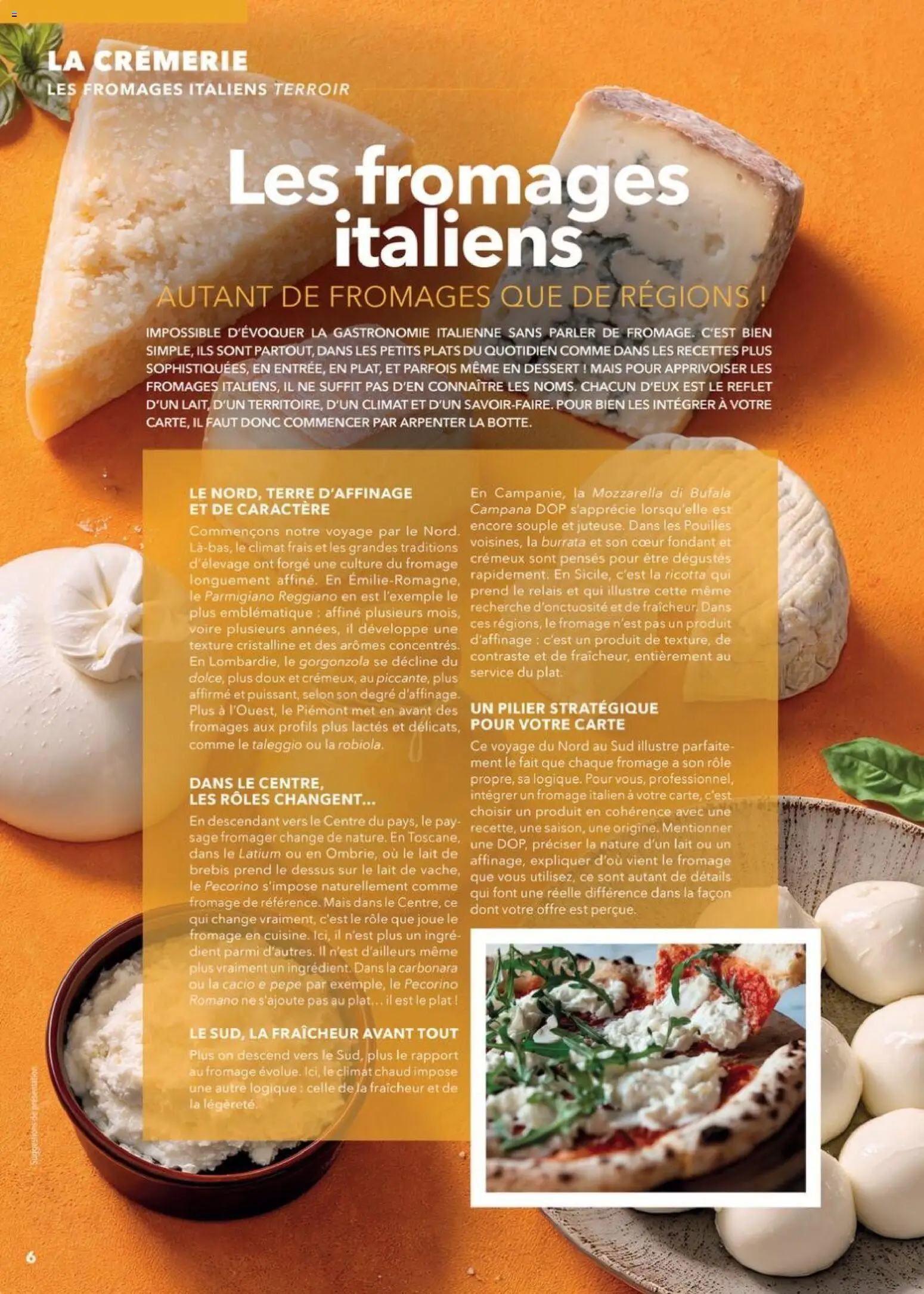 {H1} | Page: 6 | Produits: Mozzarella, Lait, Fromage, Ricotta