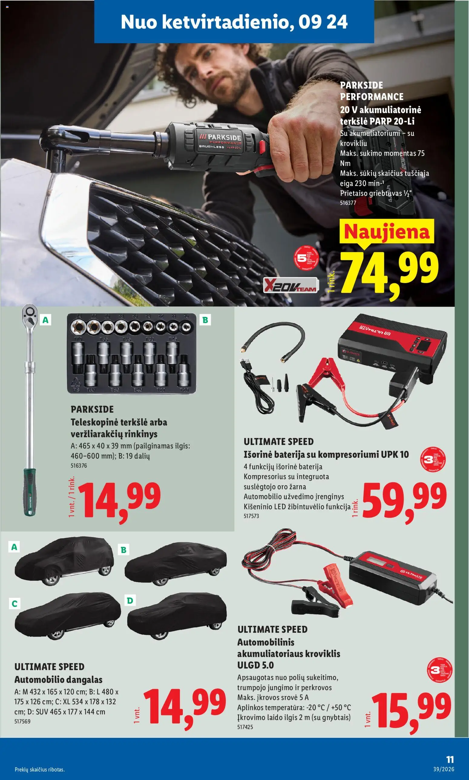 LIDL akcijos nuo 2026.09.21 | Puslapis: 11