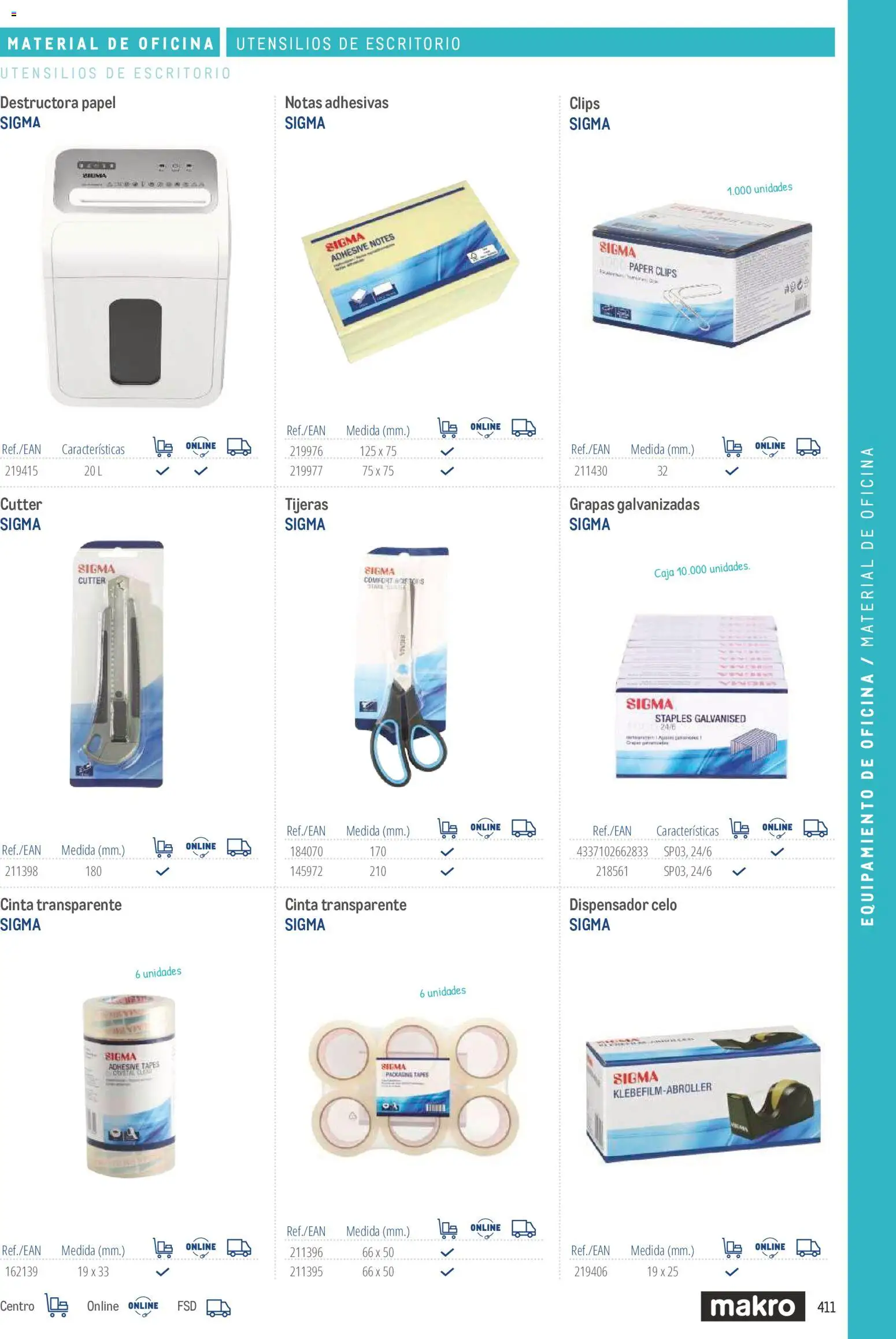 Makro catálogo │ válido desde el 19/06/2024 | Página: 411 | Productos: Dispensador, Caja