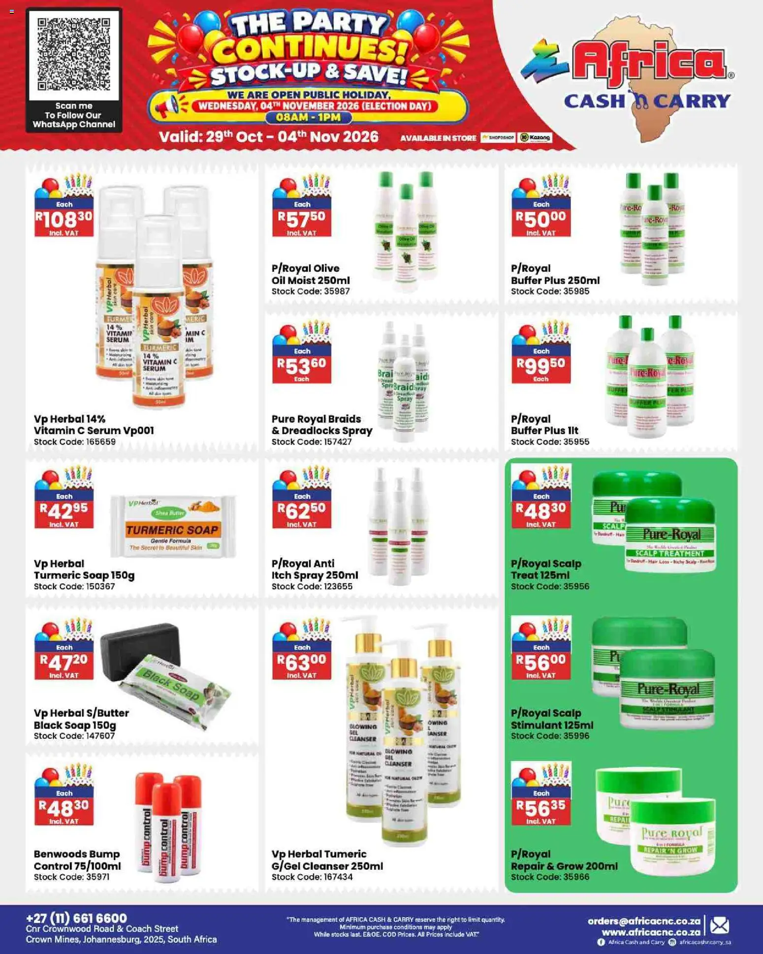 New Africa Cash & Carry catalogue – valid from 29/10/2026 | Page: 145