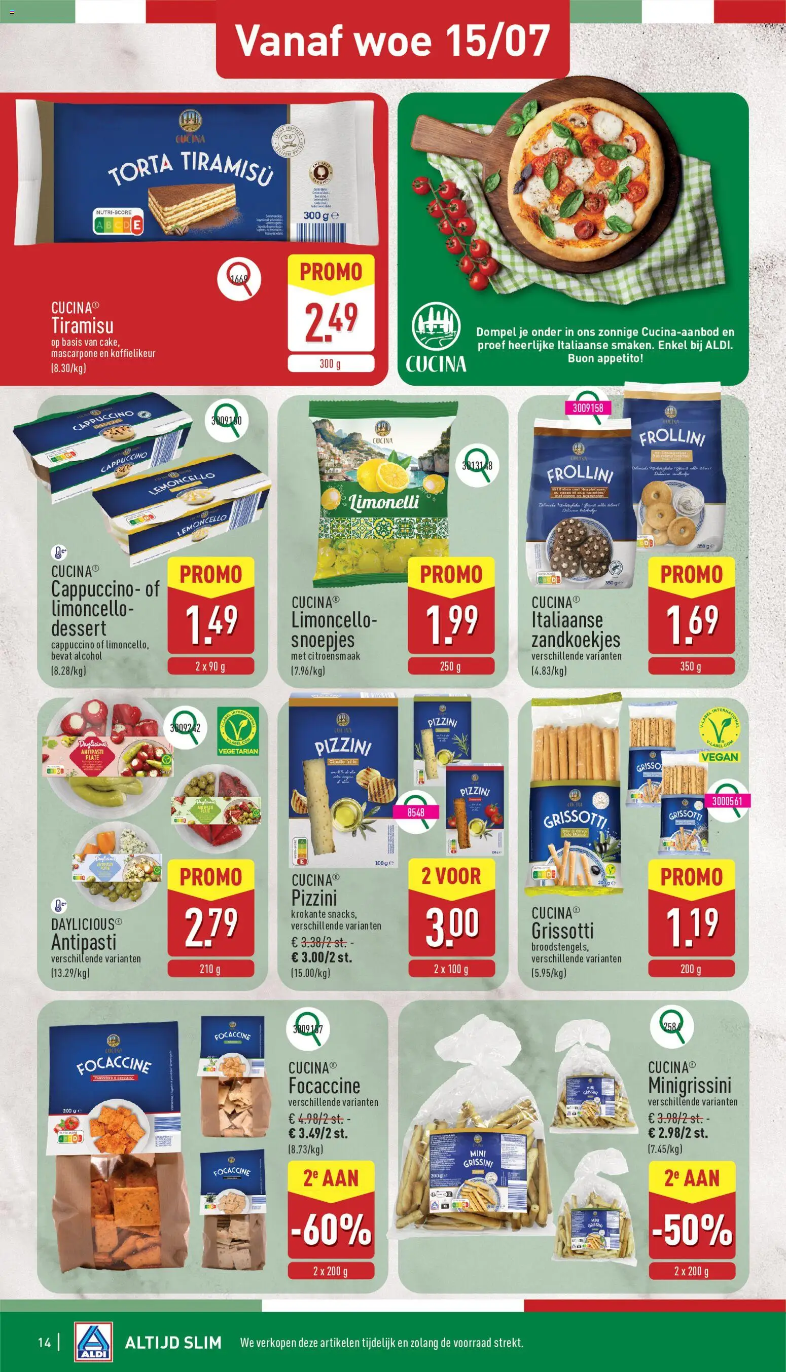 {H1} | Pagina: 14 | Producten: Snoepjes, Rooibos tea, Alcohol, Cappuccino