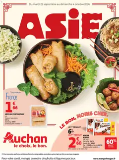 Auchan Saveurs d'Asie hypers - Voorbeeld van een folder van Auchan, geldig van 22/09/2026