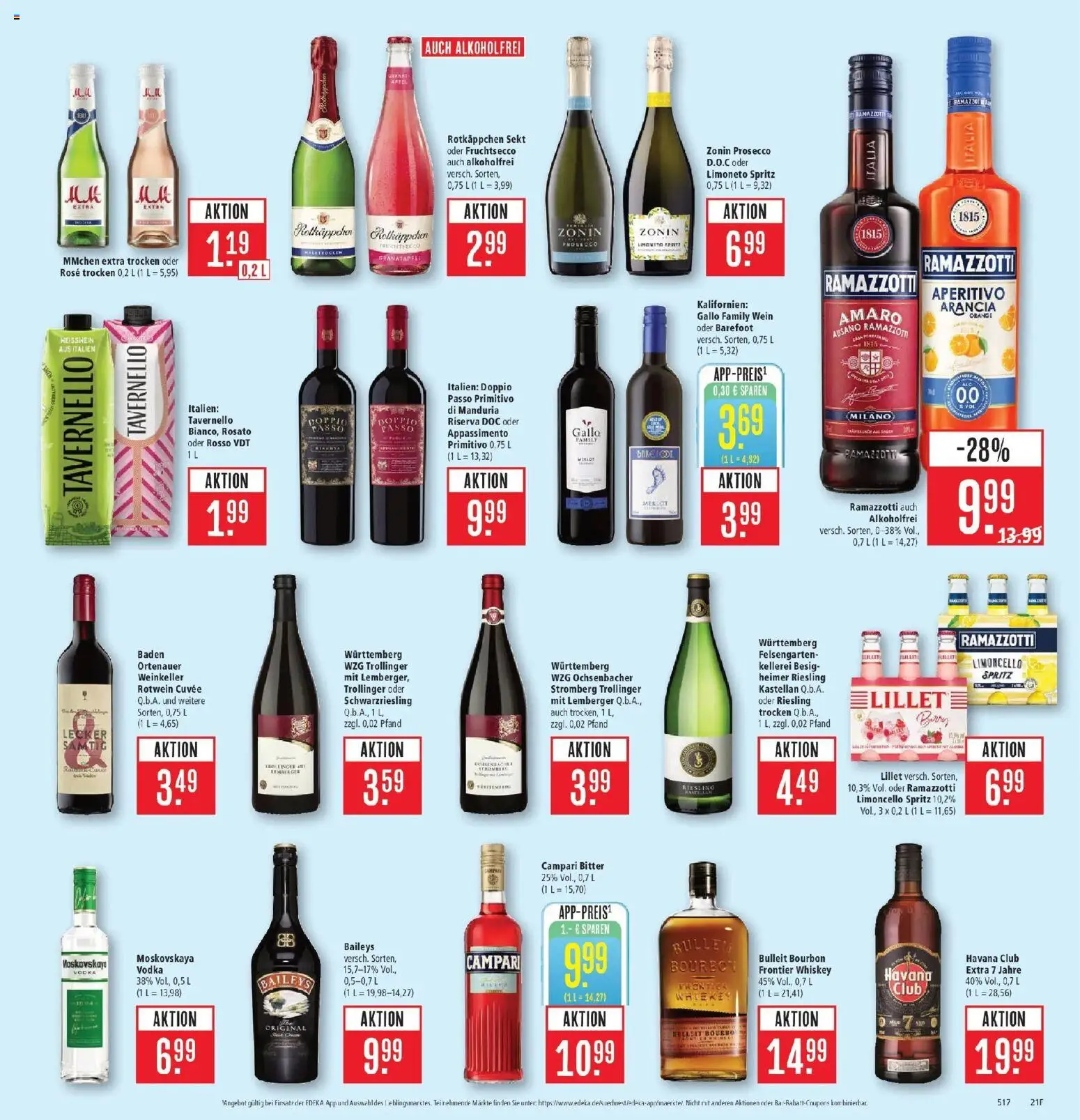 Marktkauf Prospekt Schorndorf (ab 28.09.2026) » Angebote online | Seite: 27 | Produkte: Sekt, Prosecco, Baileys, Bourbon