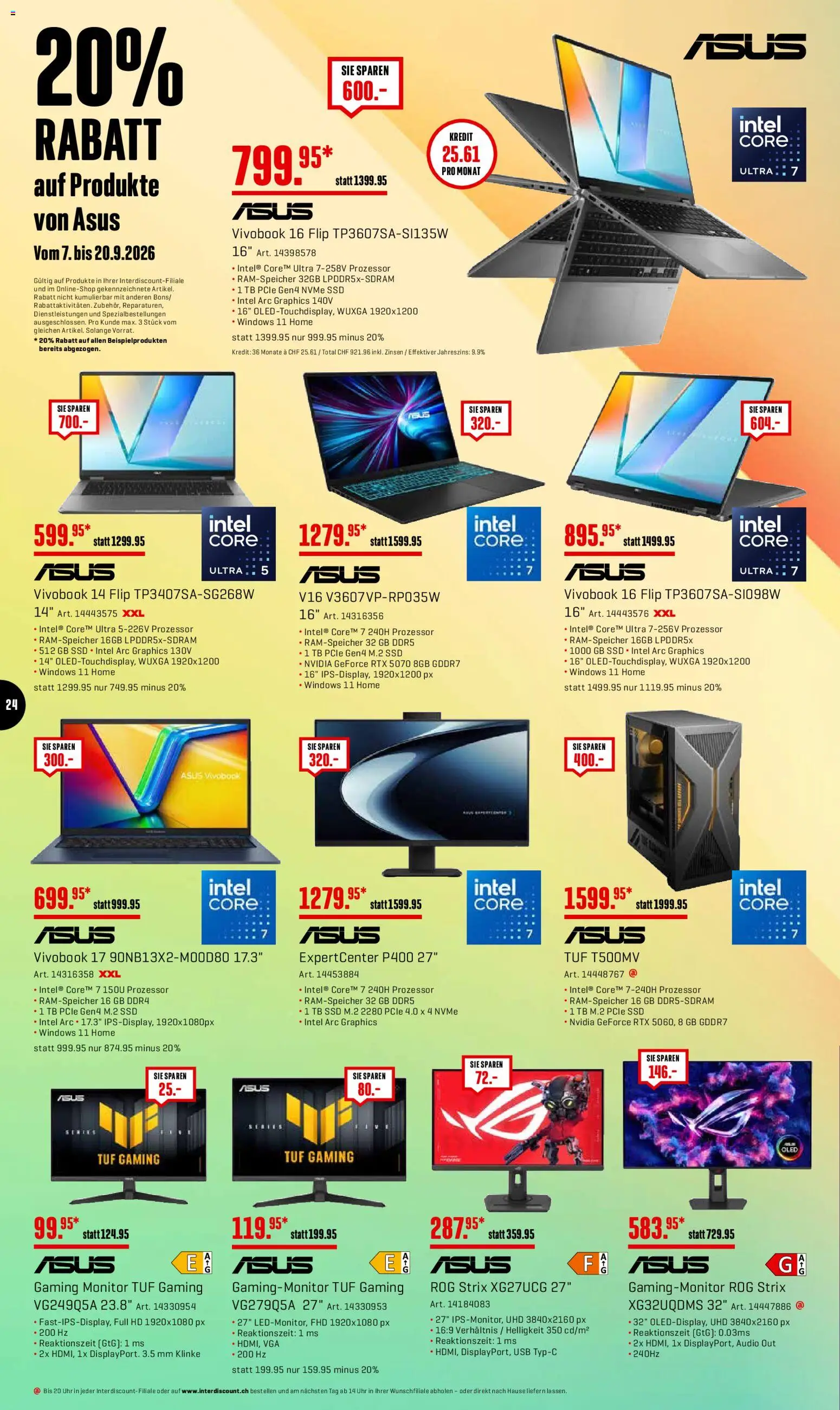 Interdiscount aktionen Angebote – gültig ab 07.09.2026 | Seite: 24 | Produkte: Audio, Monitor, Uhr, Usb