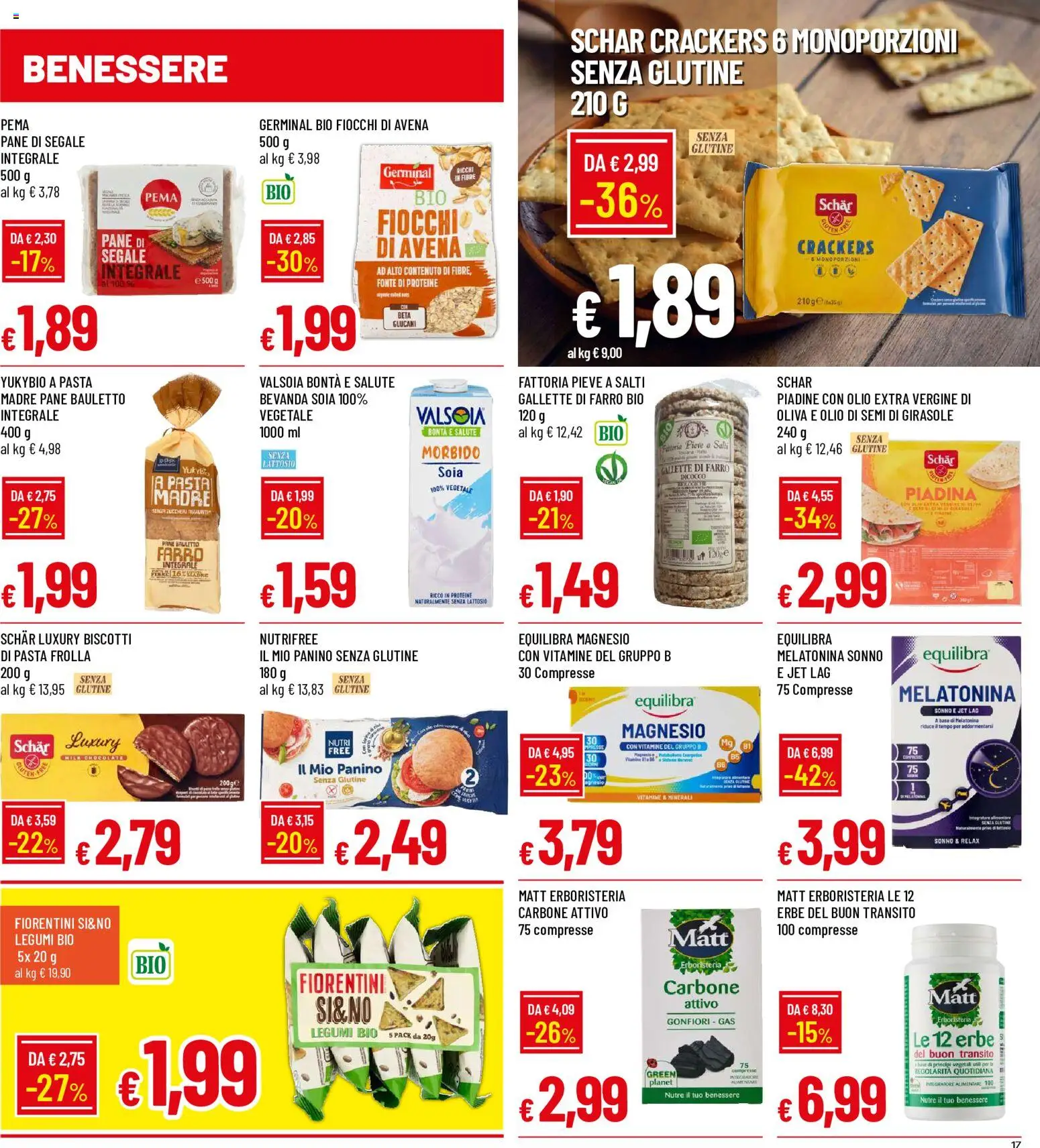 Volantino Galassia del 02/11/2026 | Pagina: 17 | Prodotti: Olio di semi, Pane, Fiocchi, Olio