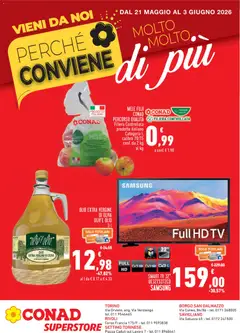 Anteprima del volantino Conad volantino Superstore Molto di Più Piemonte valido a partire dal 21.05.2026