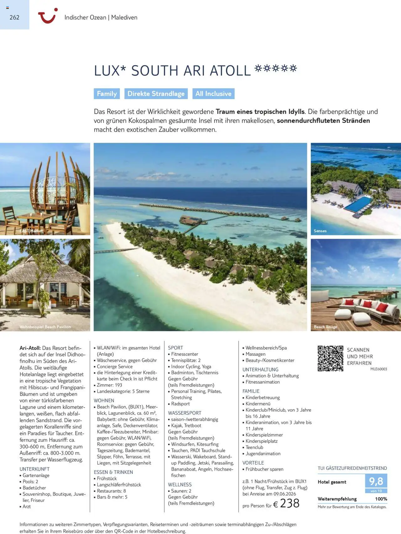 TUI Prospekt  Asien, Afrika, Orient & Indischer Ozean 2025/26 	 – gültig ab 01.11.2025 | Seite: 262 | Produkte: Babybett, Rouge