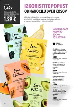 Oriflame katalog akcije – veljaven od 26.08.2026 | Stran: 140 | Izdelki: Kos, Maska za lase, Maska, Piling