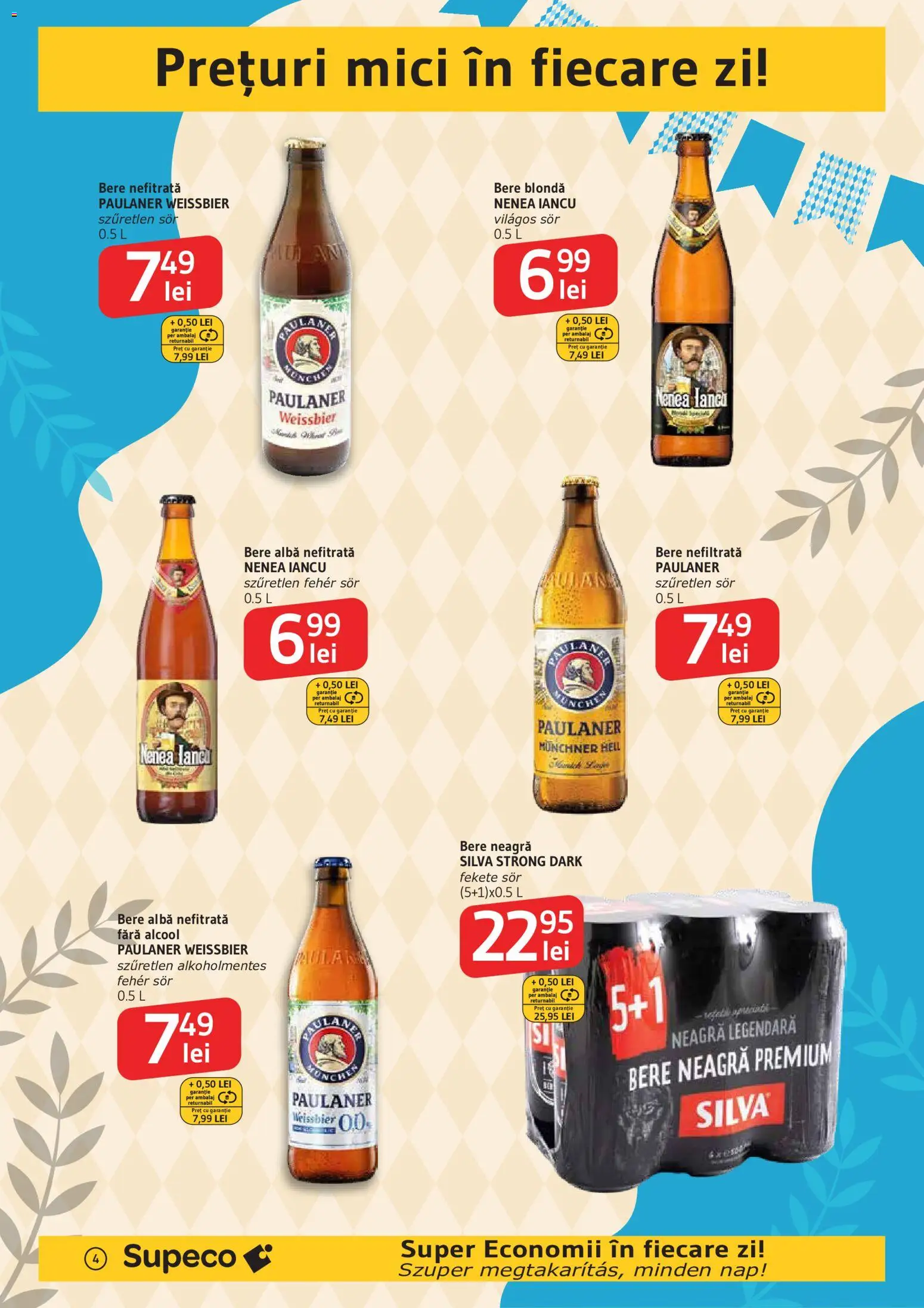 Noul catalog Supeco – valabil de la 24.09.2026 | Pagină: 4 | Produse: Premium, Alba, Mici, Bere