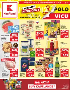 Kaufland leták platný od 25.06.2026