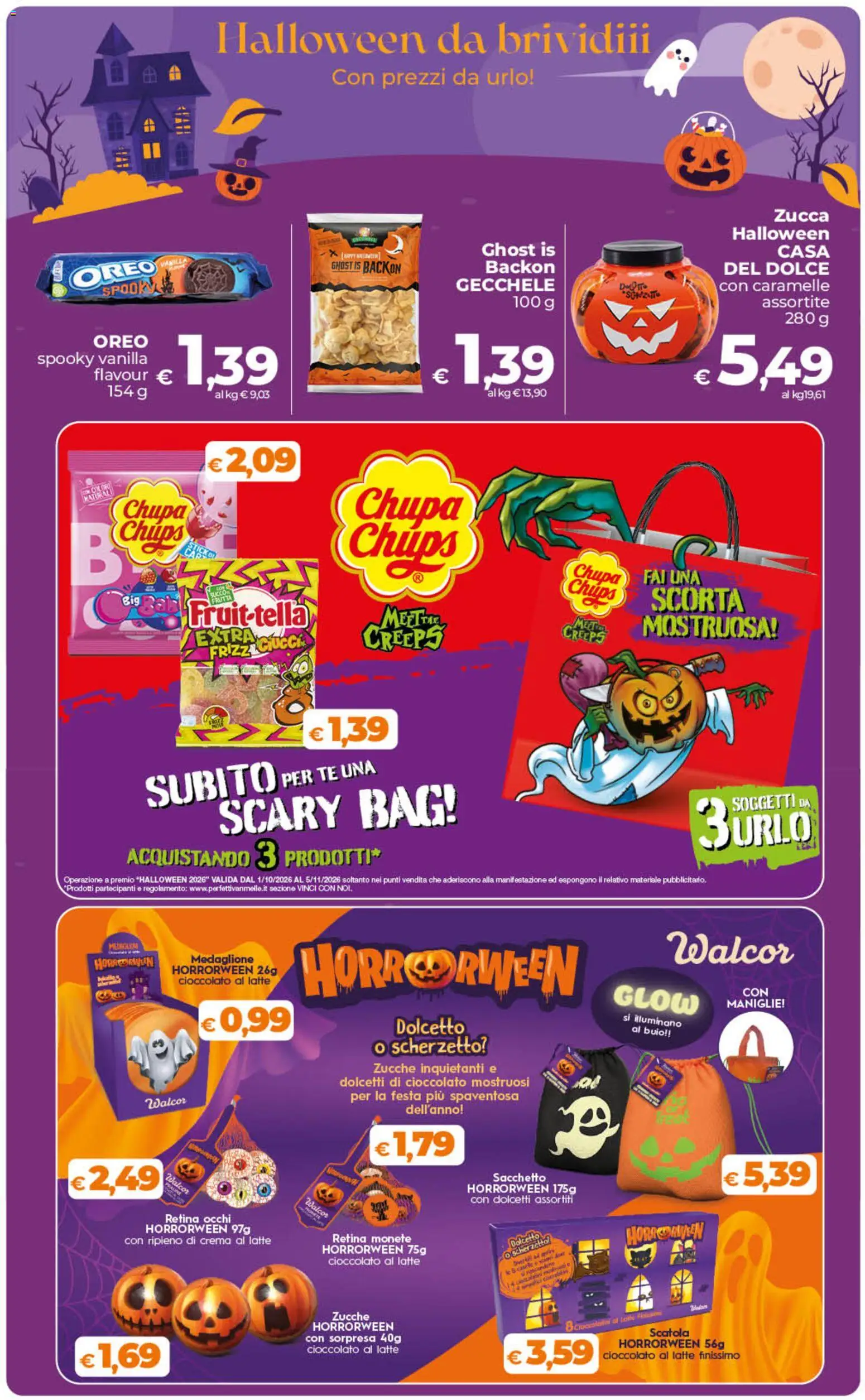 Volantino Ipercoop del 23/10/2026 | Pagina: 32 | Prodotti: Crema, Caramelle, Zucca, Oreo