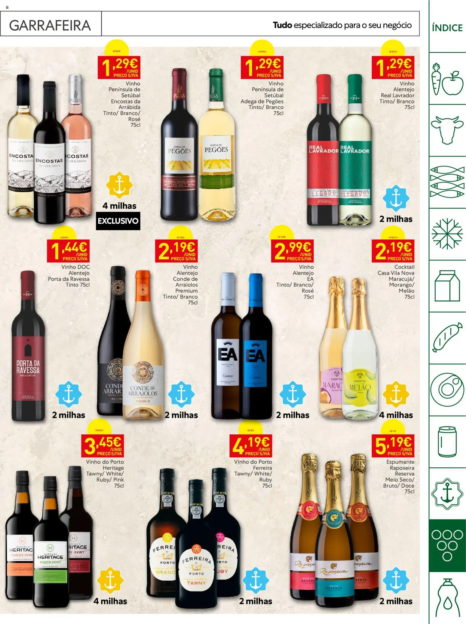 Recheio folheto Horeca │ válido de 27/10/2026 | Página: 23 | Produtos: Porta, Espumante, Vinho do Porto, Melão