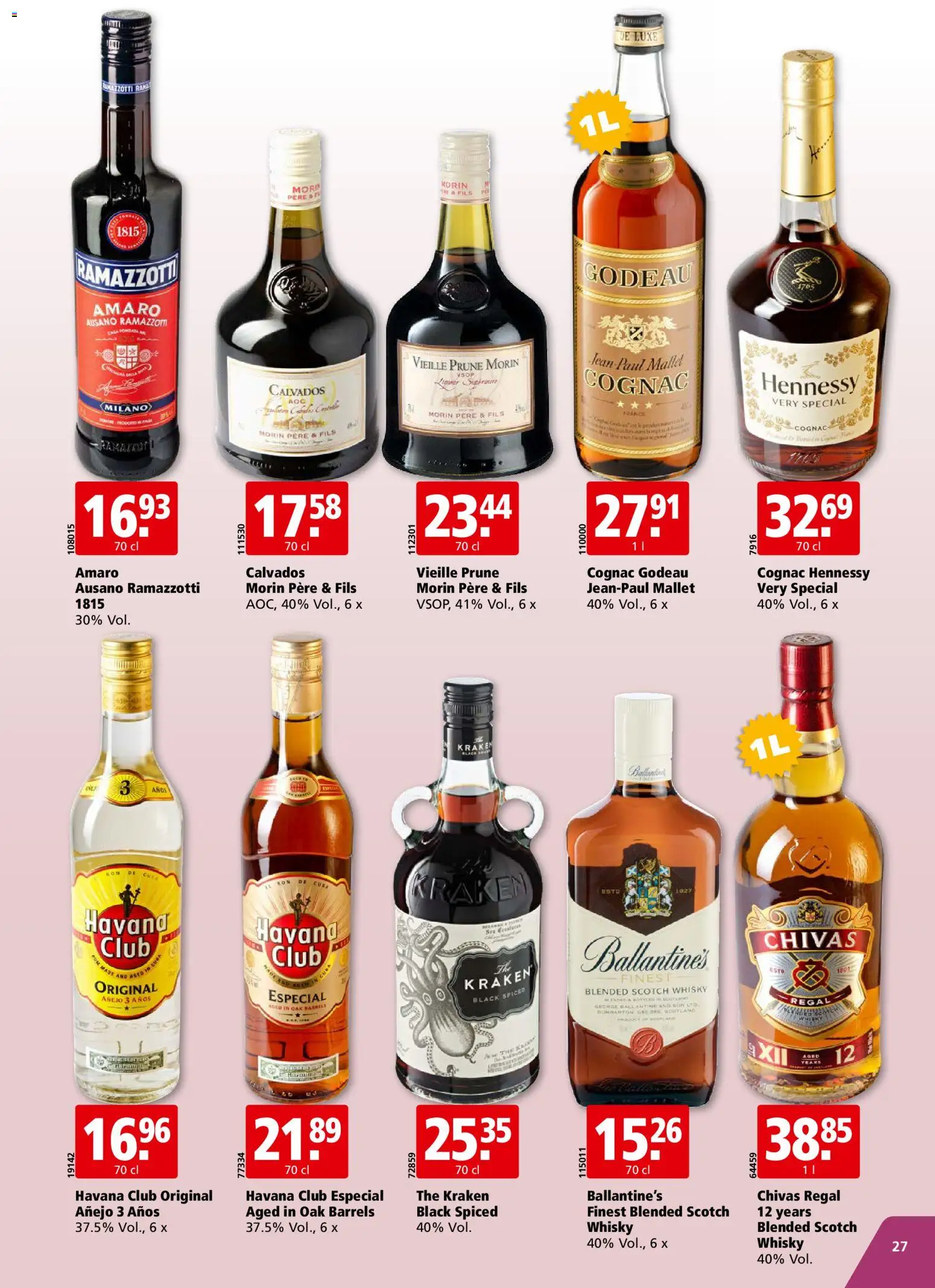 Aligro aktionen Chavannes, Matran, Genf, Sitten – gültig ab 17.08.2026 | Seite: 27 | Produkte: Regal