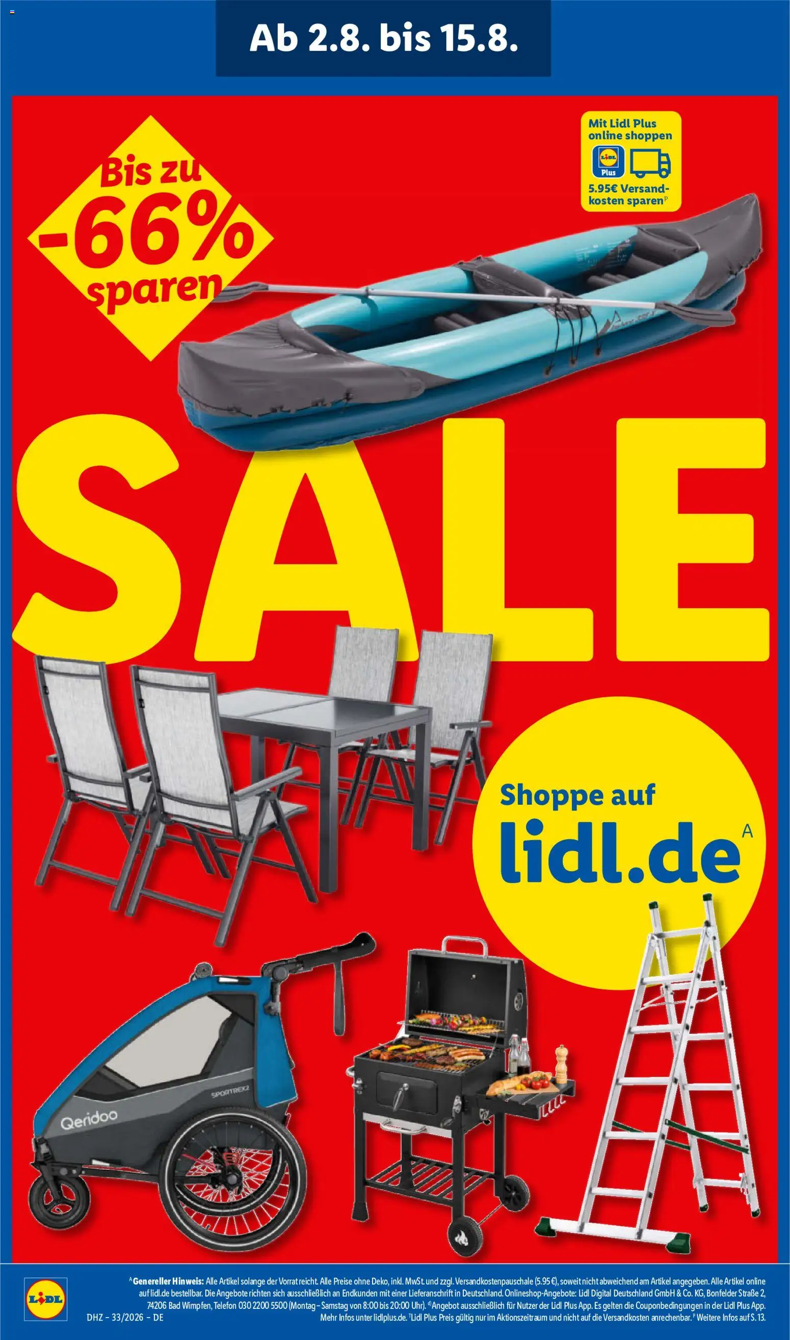 Lidl Německo leták od 10.08.2026 | Strana: 30 | Produkty: Telefon