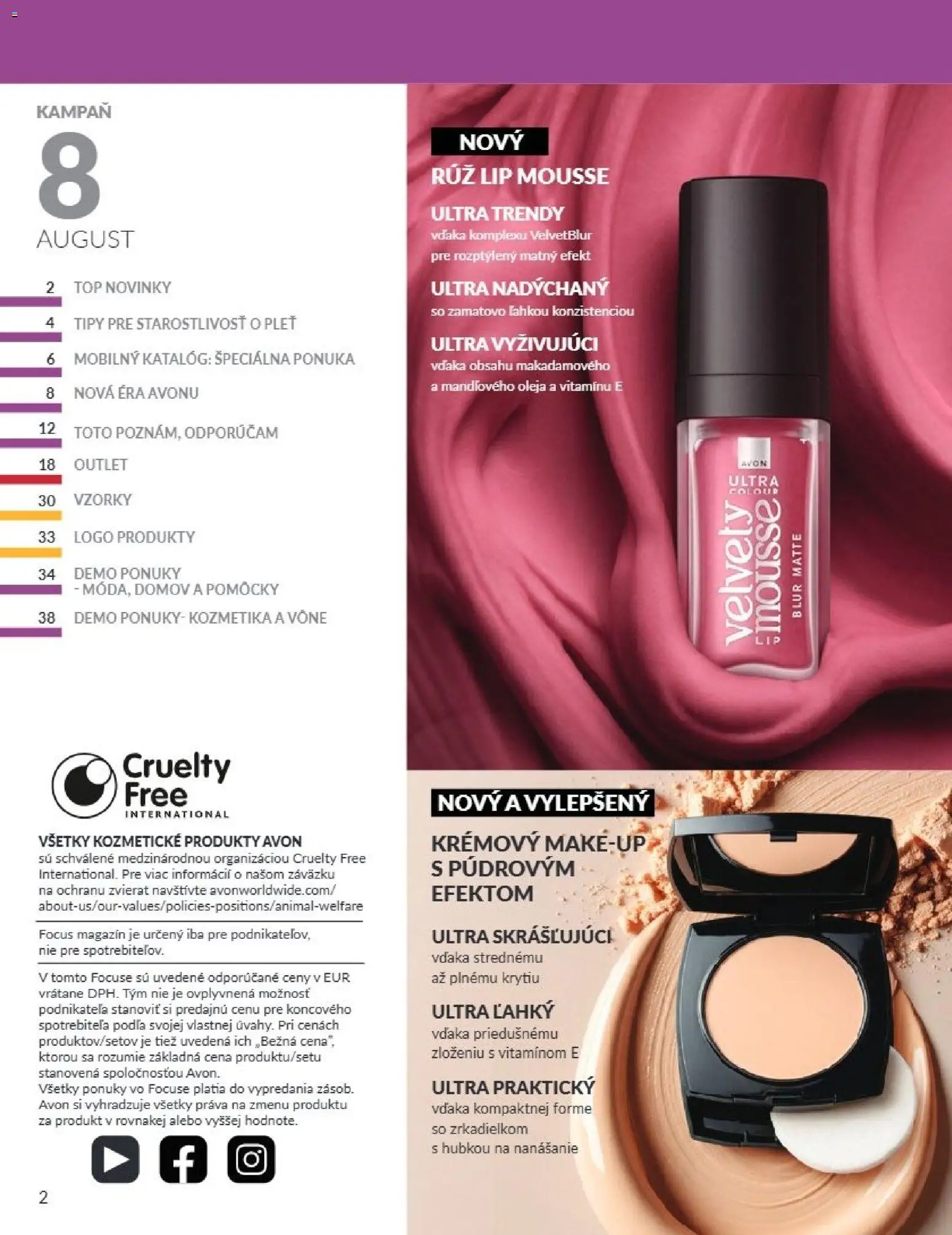 Nové Avon akcie – leták je platný od 01.08.2026 | Strana: 2