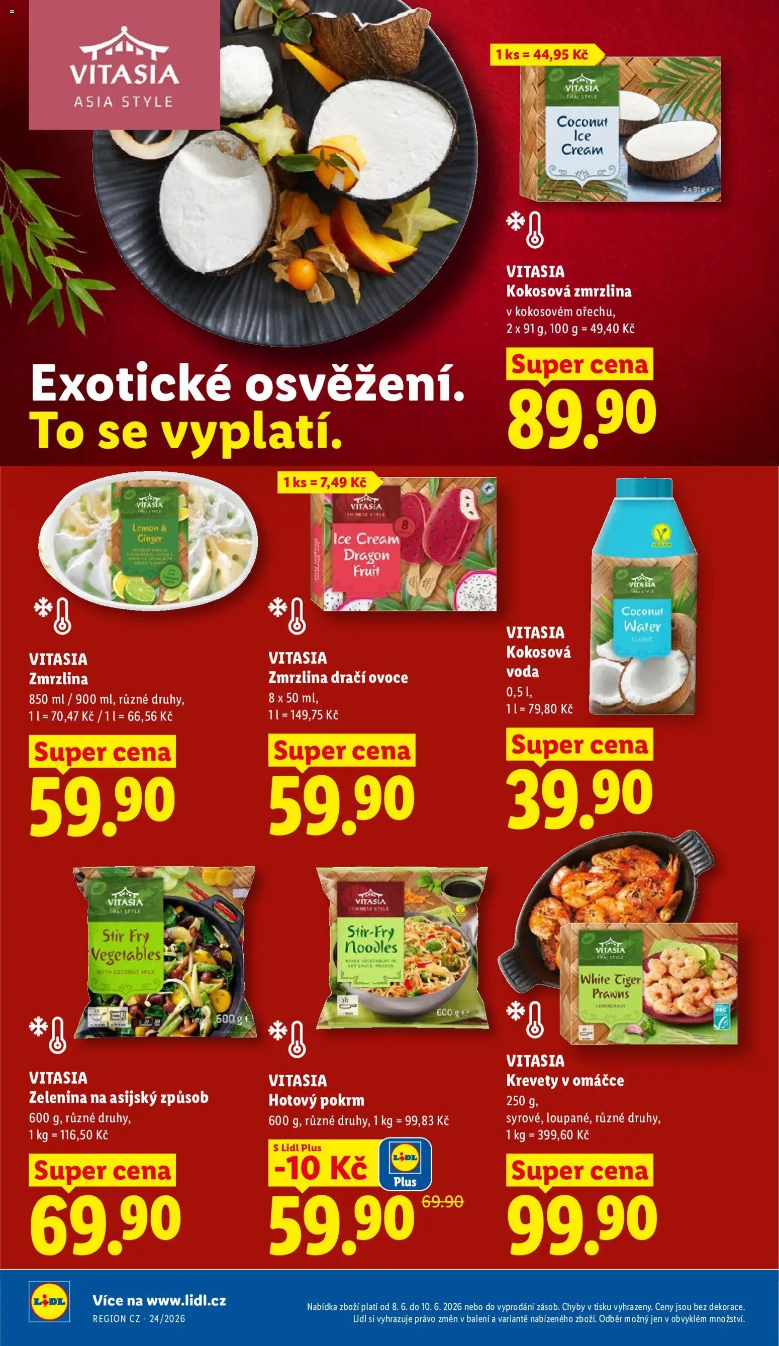 Lidl leták od 08.06.2026 | Strana: 18 | Produkty: Ovoce, Voda, Dračí ovoce, Zmrzlina