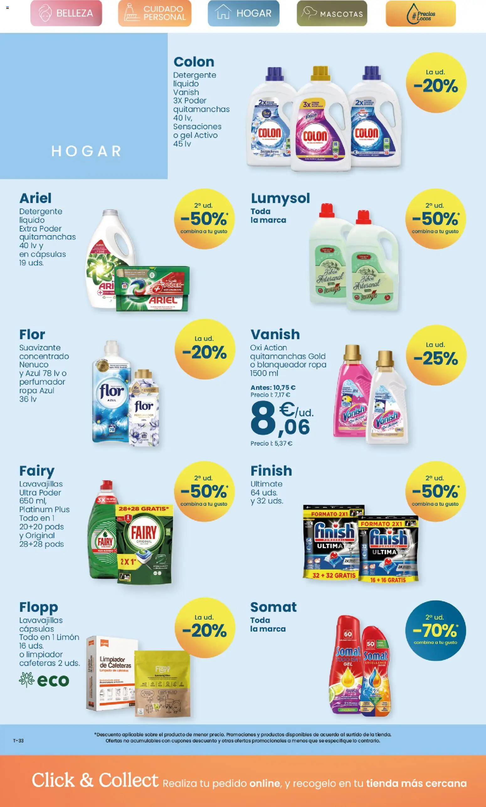 Clarel - folleto │ válido desde el 22/07/2026 | Página: 10 | Productos: Jabón, Quitamanchas, Suavizante, Lavavajillas