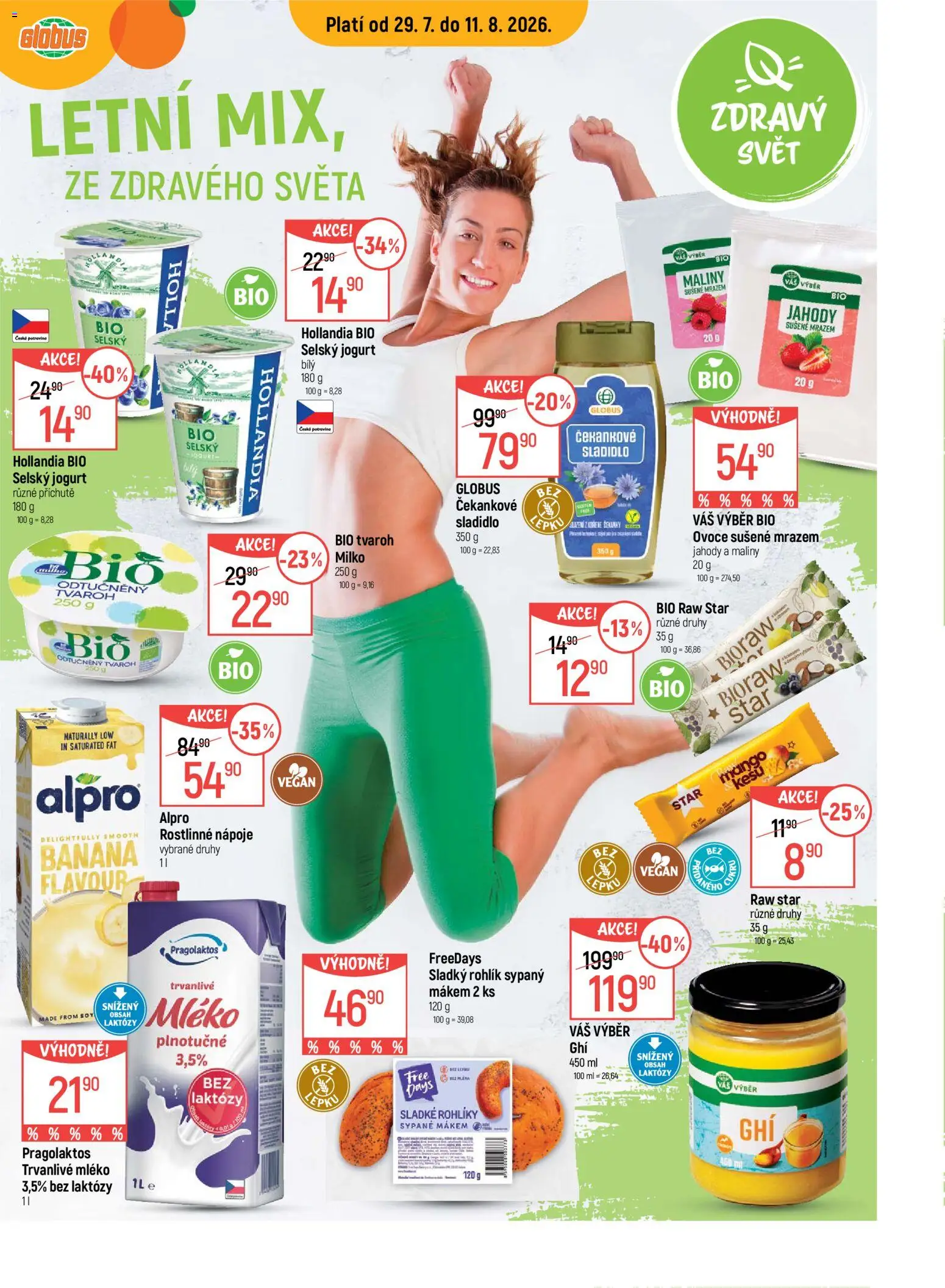Globus leták od 05.08.2026 | Strana: 15 | Produkty: Vegan, Mango, Jogurt, Sladidlo