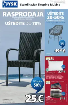 JYSK Katalog - Pregled kataloga iz trgovine JYSK, vrijedi od 22.06.2026