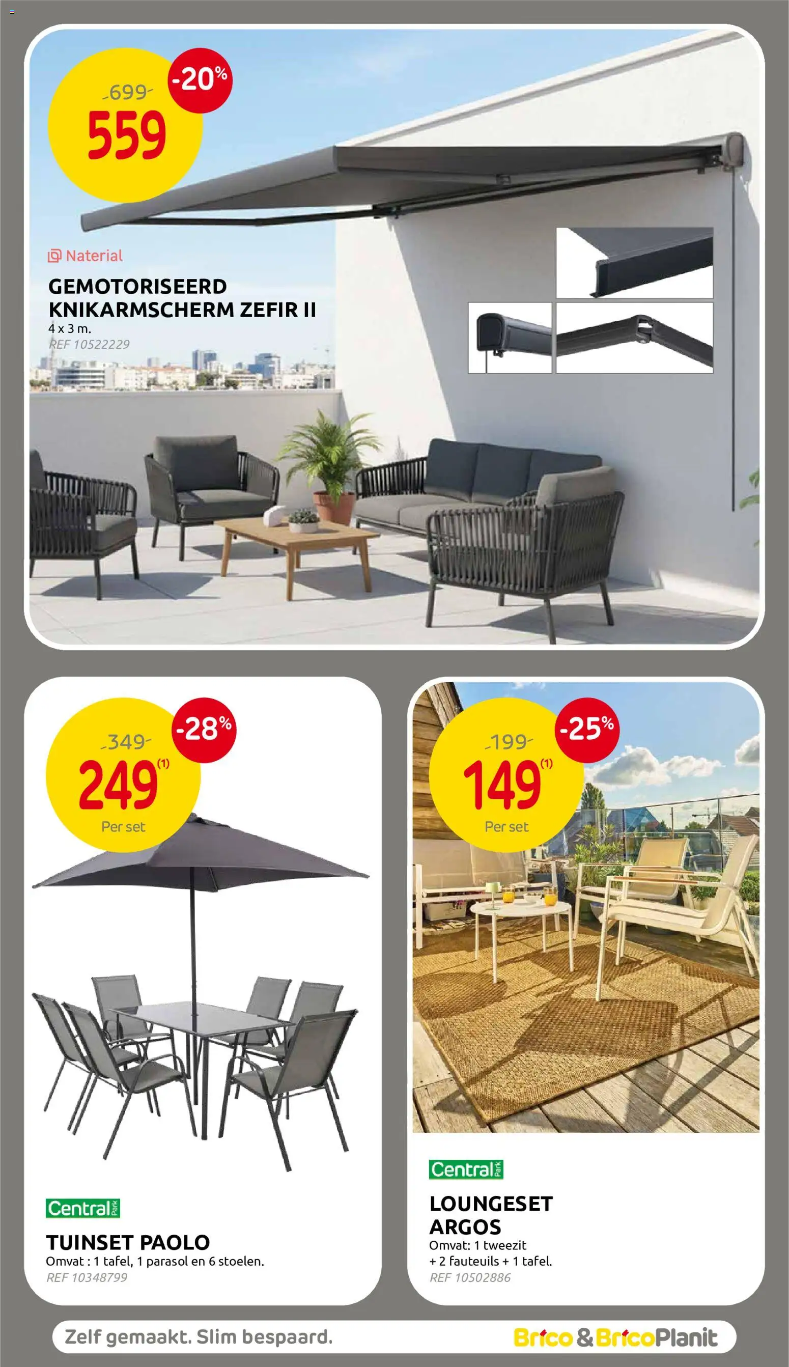 {H1} | Pagina: 59 | Producten: Parasol, Tuinset