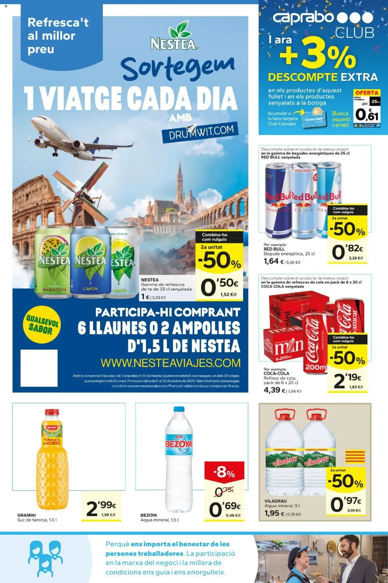 Caprabo folleto │ válido desde el 01/10/2026 | Página: 17 | Productos: Red Bull, Limón, Té, Azúcar