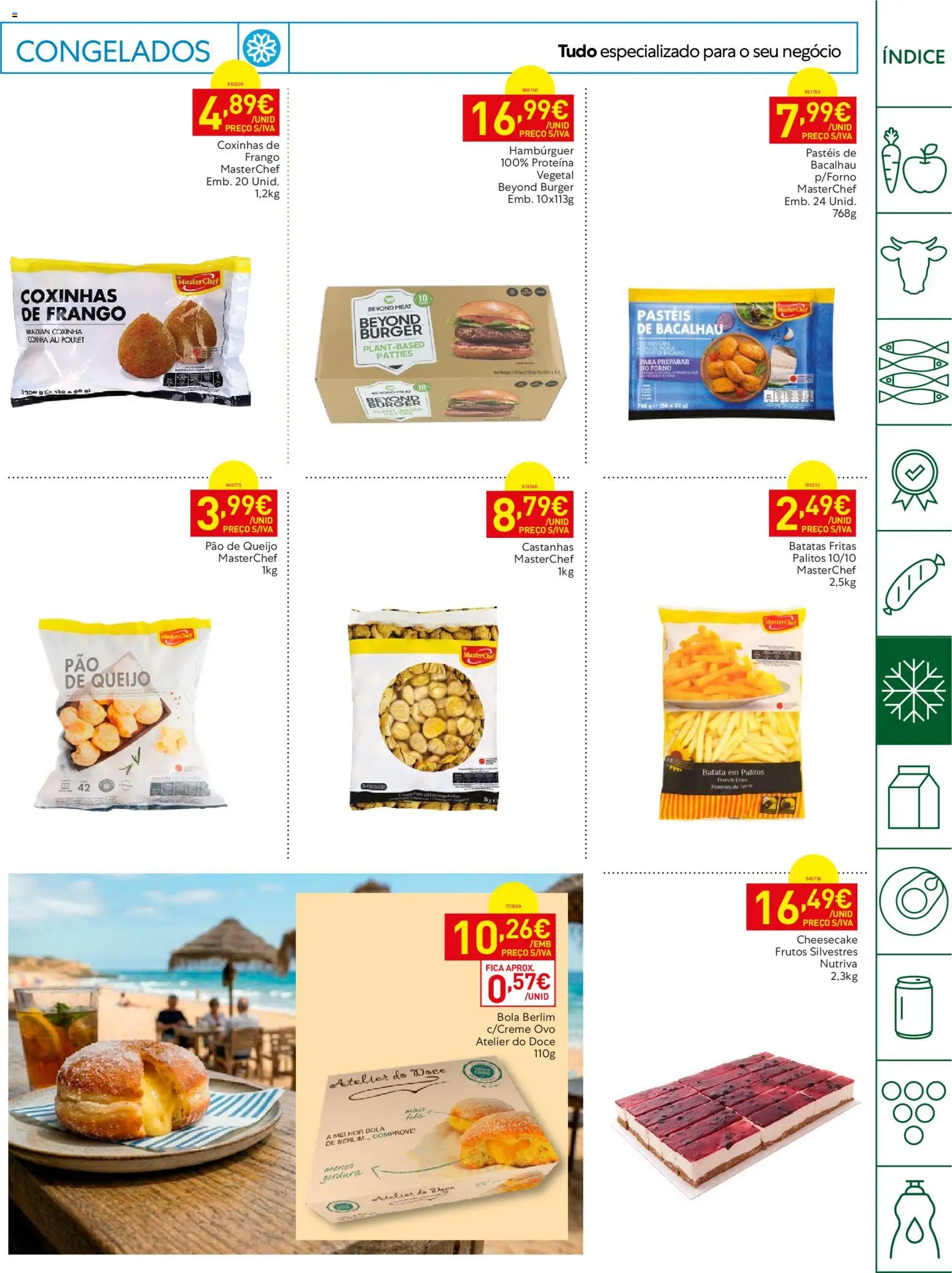 Recheio Horeca │ válido de 09.06.2026 | Página: 15 | Produtos: Frango, Hambúrguer, Pão, Proteina