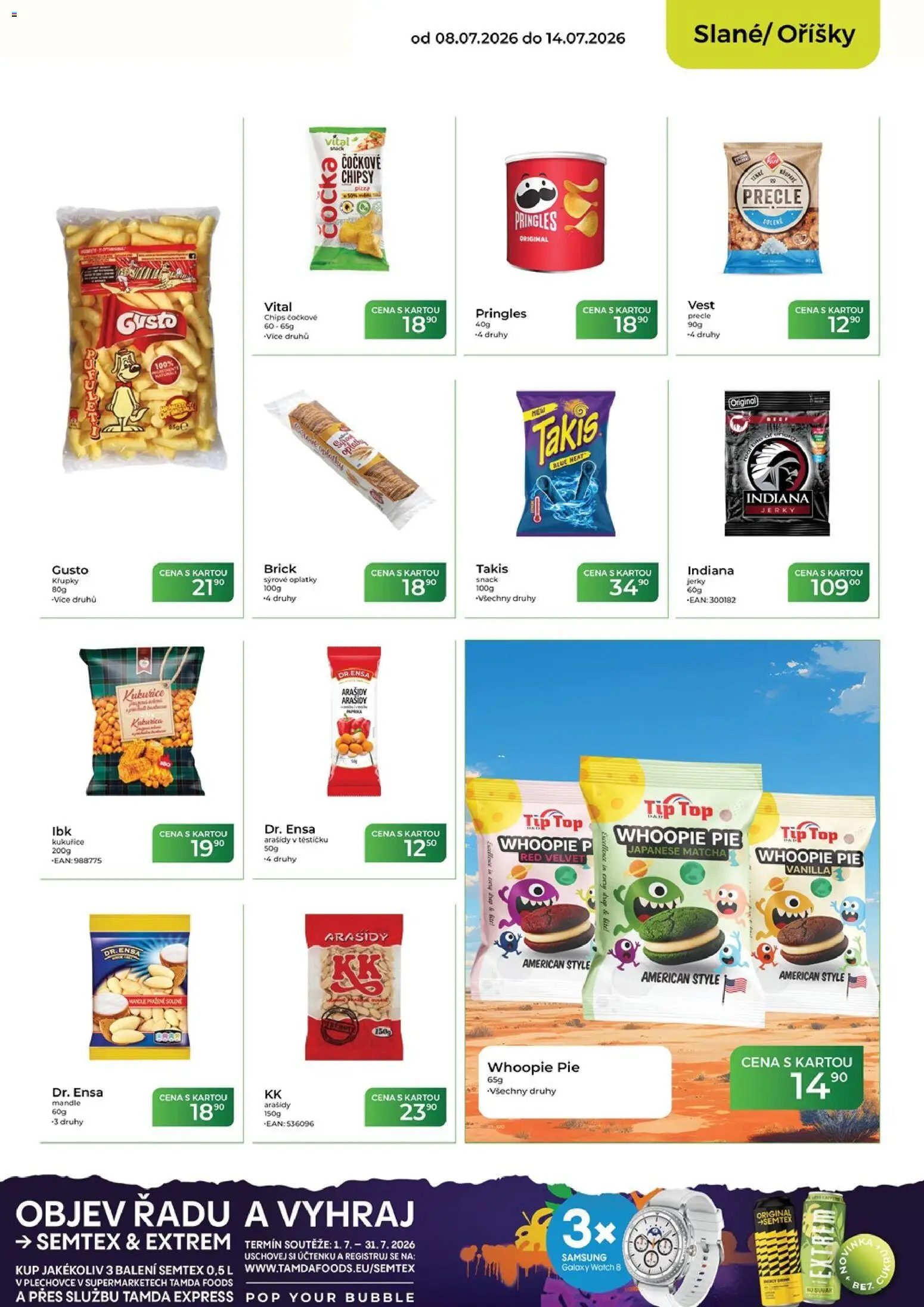 Tamda Foods leták od 08.07.2026 | Strana: 35 | Produkty: Pringles, Samsung, Mandle, Chipsy