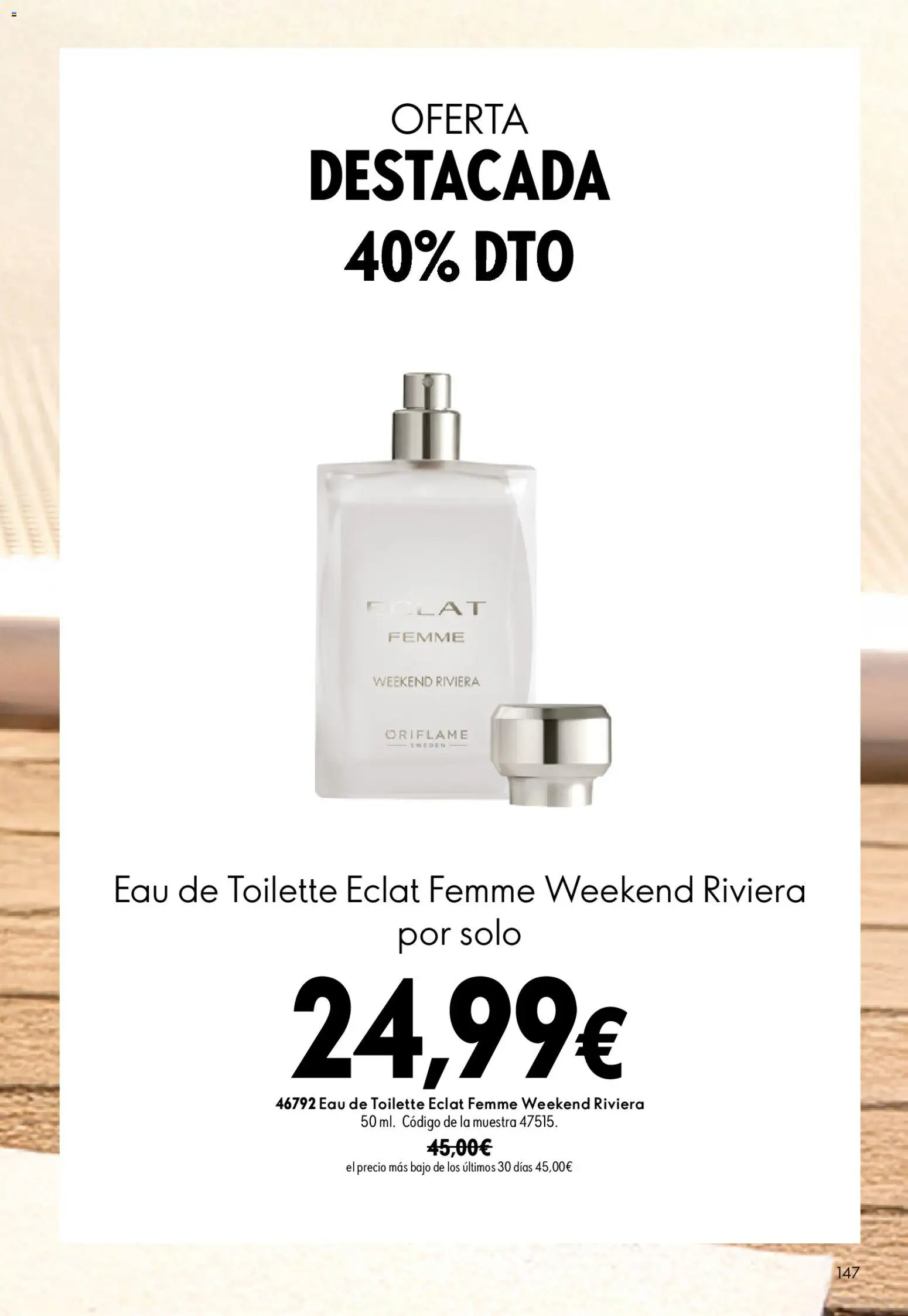 Oriflame - Catálogo Campaña 13 │ válido desde el 16/09/2026 | Página: 147 | Productos: Eau de toilette