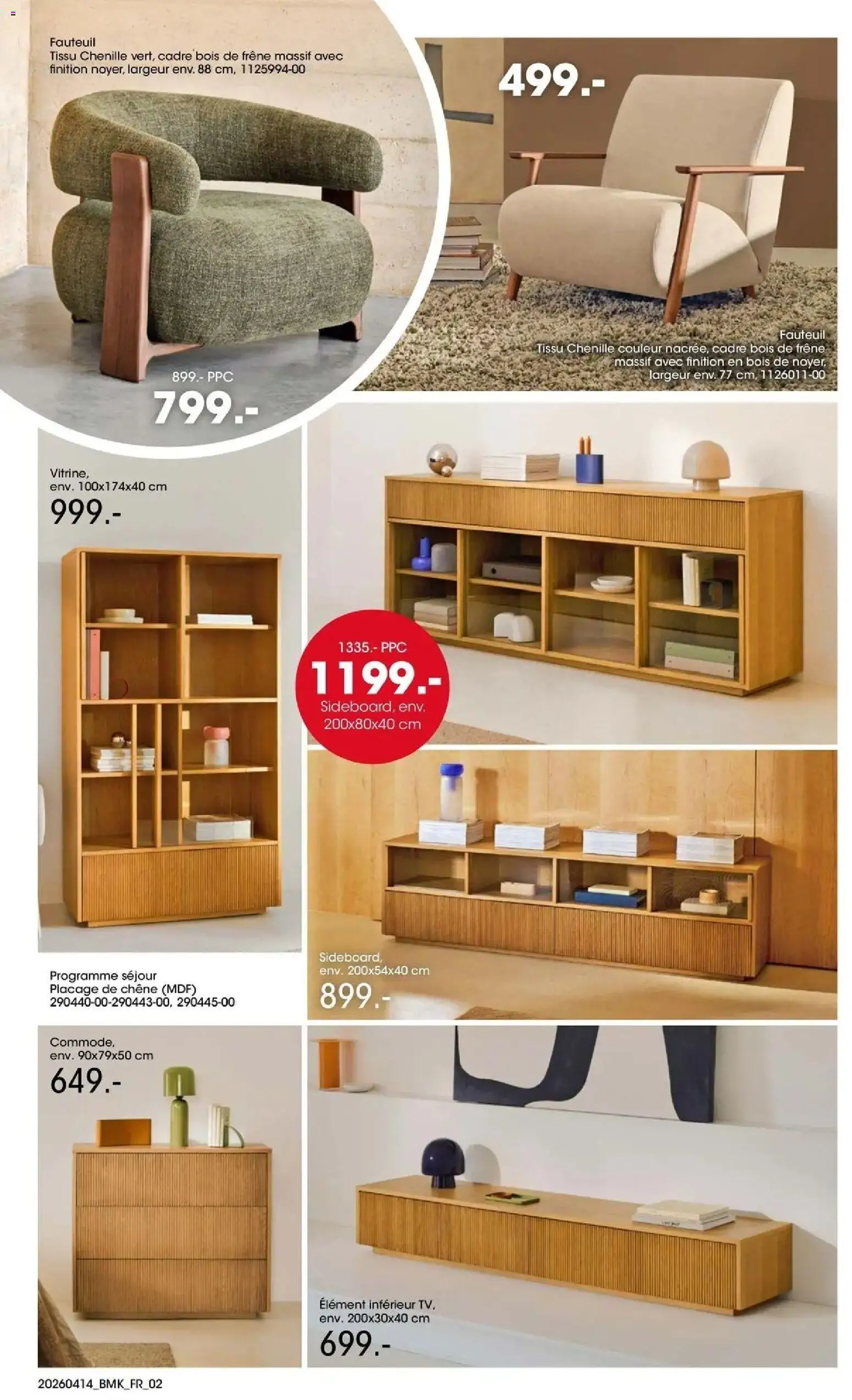 {H1} | Page: 2 | Produits: Commode, Fauteuil, Cadre