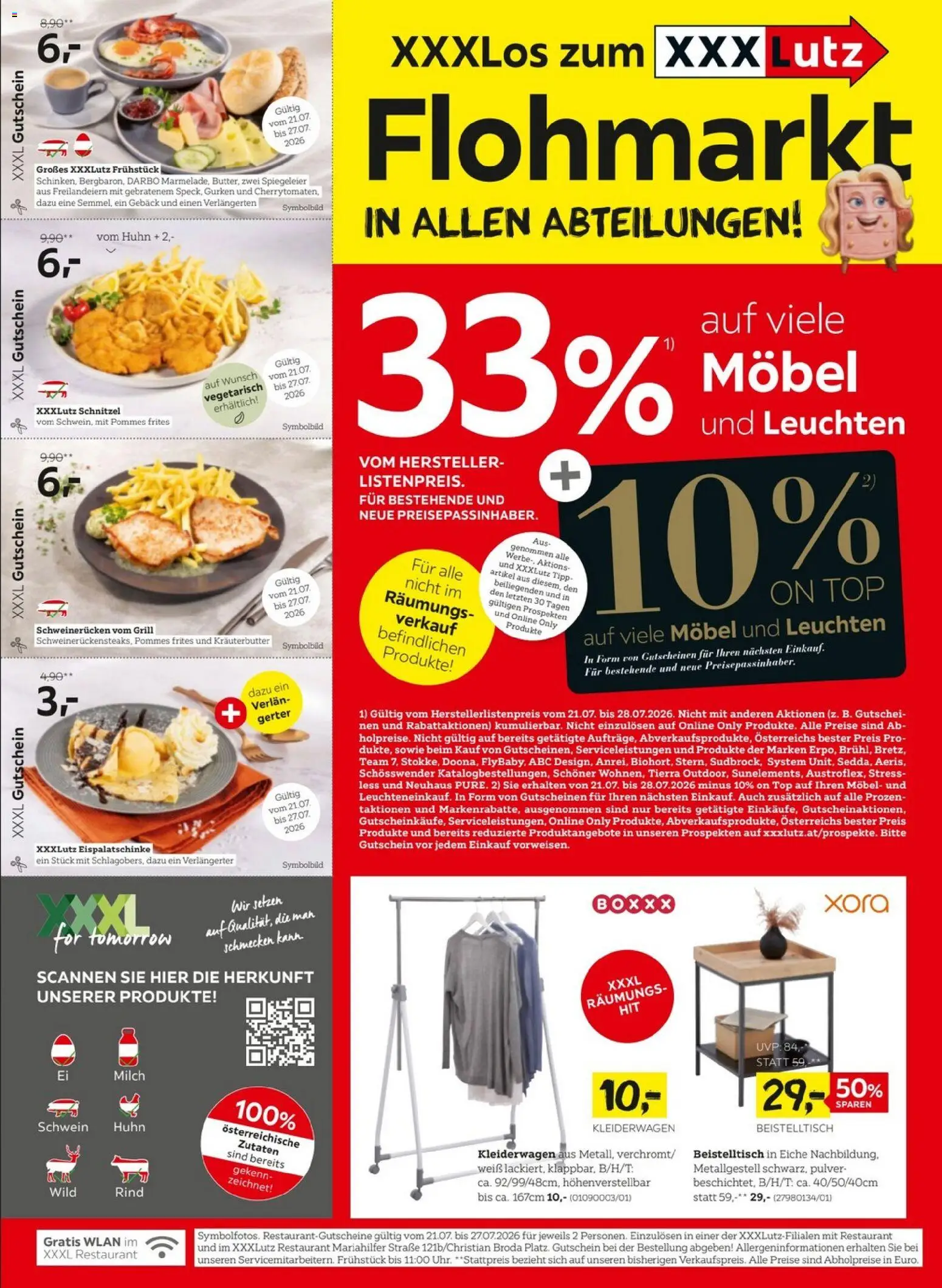 XXXLutz Flugblatt (21.07.2026) — page 1