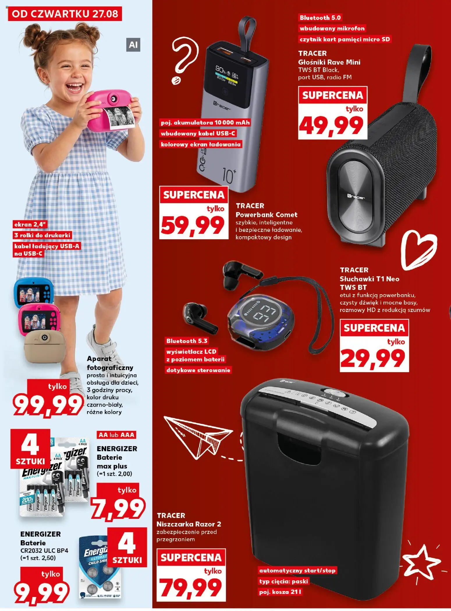 Kaufland Polsko leták od 27.08.2026 | Strana: 8 | Produkty: Rádio, Kabel, Mikrofon, Baterie