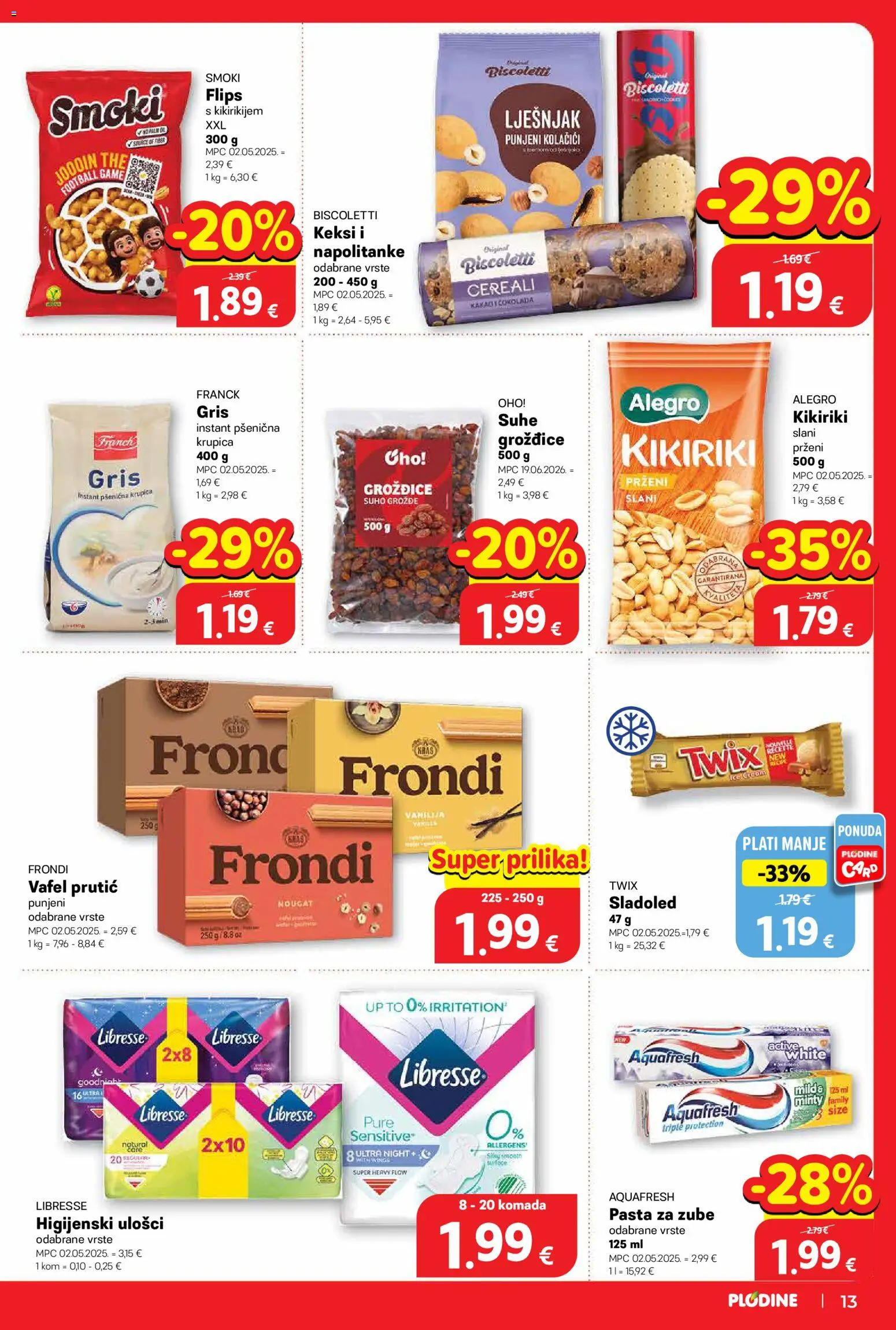 Plodine katalog | vrijedi od 07.10.2026 | Stranica: 13