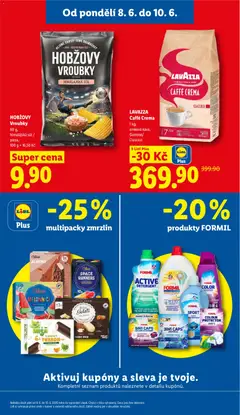 Náhled letáku Lidl leták od 08.06.2026 | Strana: 7 | Produkty: Bramburky, Lavazza, Crema, Chipsy