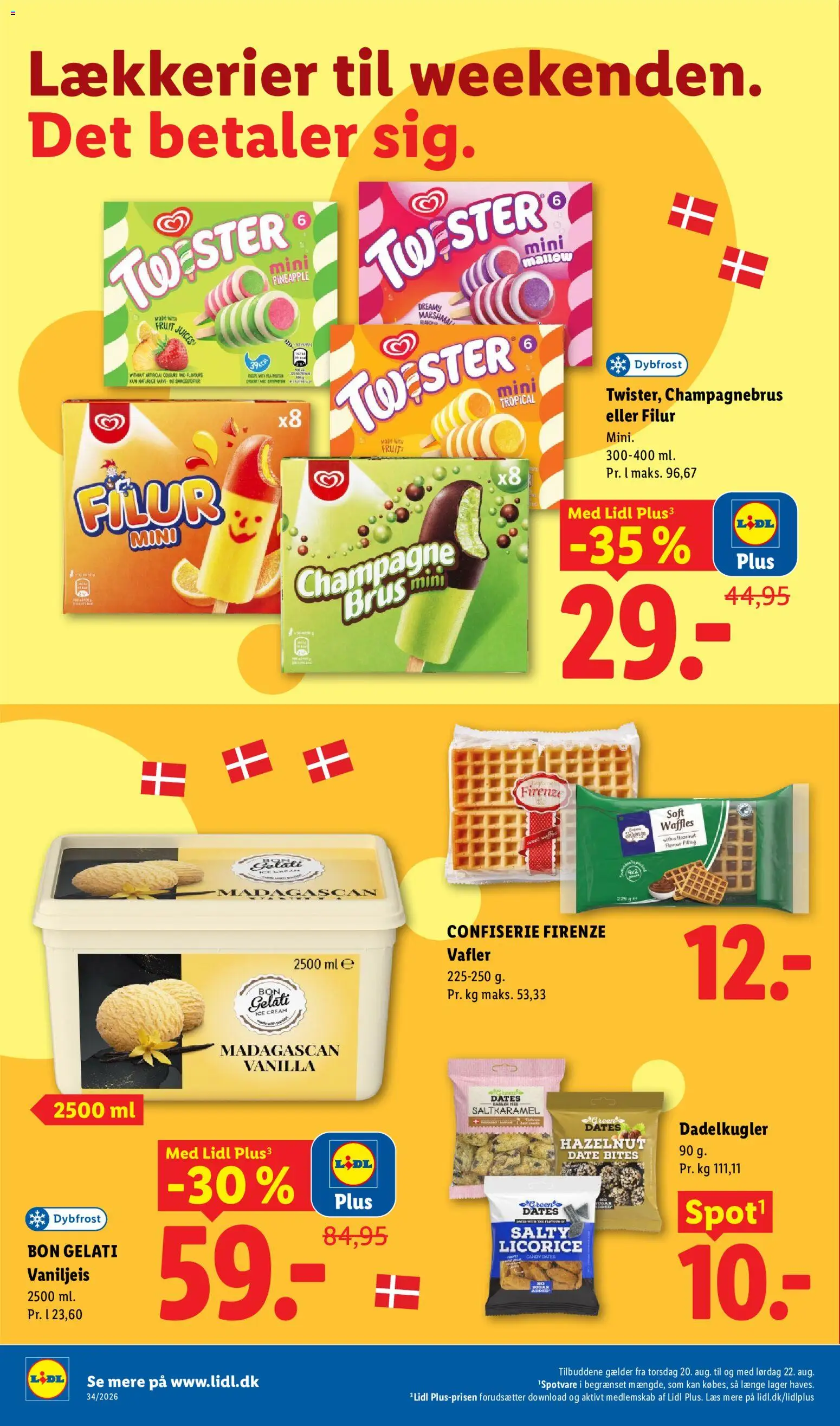 Lidl tilbudsavis – gyldig fra 16/08/2026 | Side: 37 | Produkter: Vafler, Søm